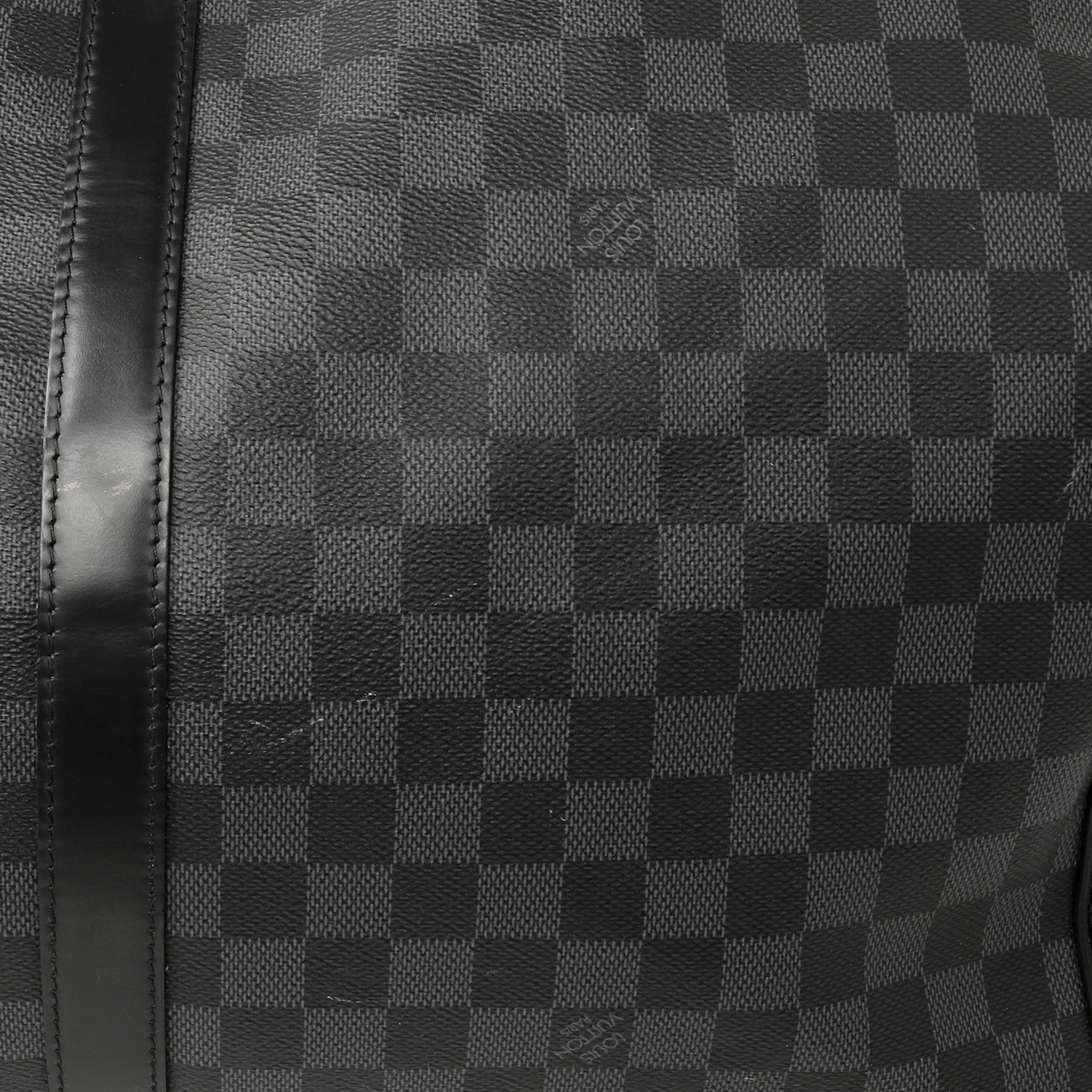Exclusive Louis Vuitton Damier Graphite Keepall Bandouliere 55 — Alternate View 10