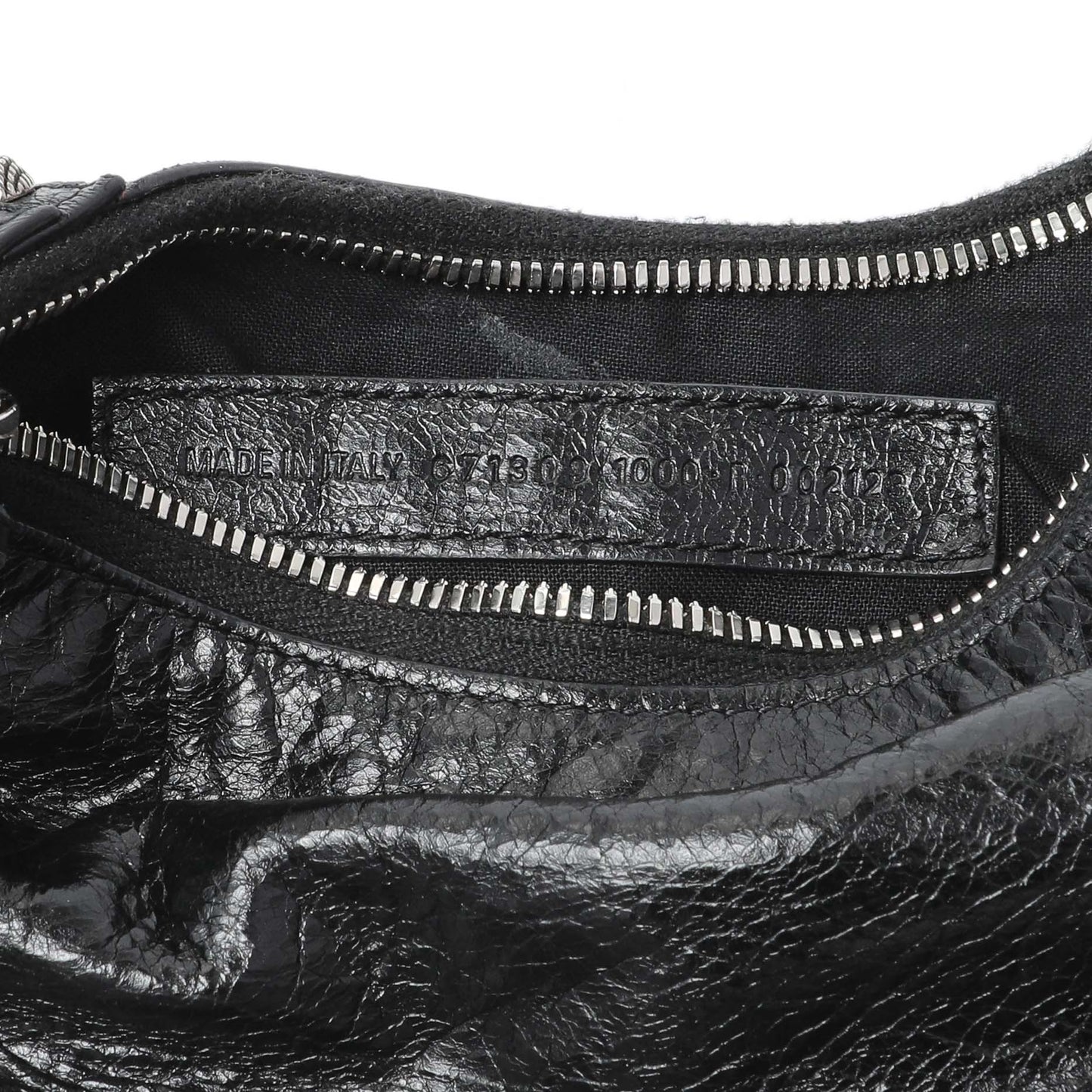Exclusive Balenciaga Black Agneau Arena Le Cagole Shoulder Bag XS — Lifestyle View