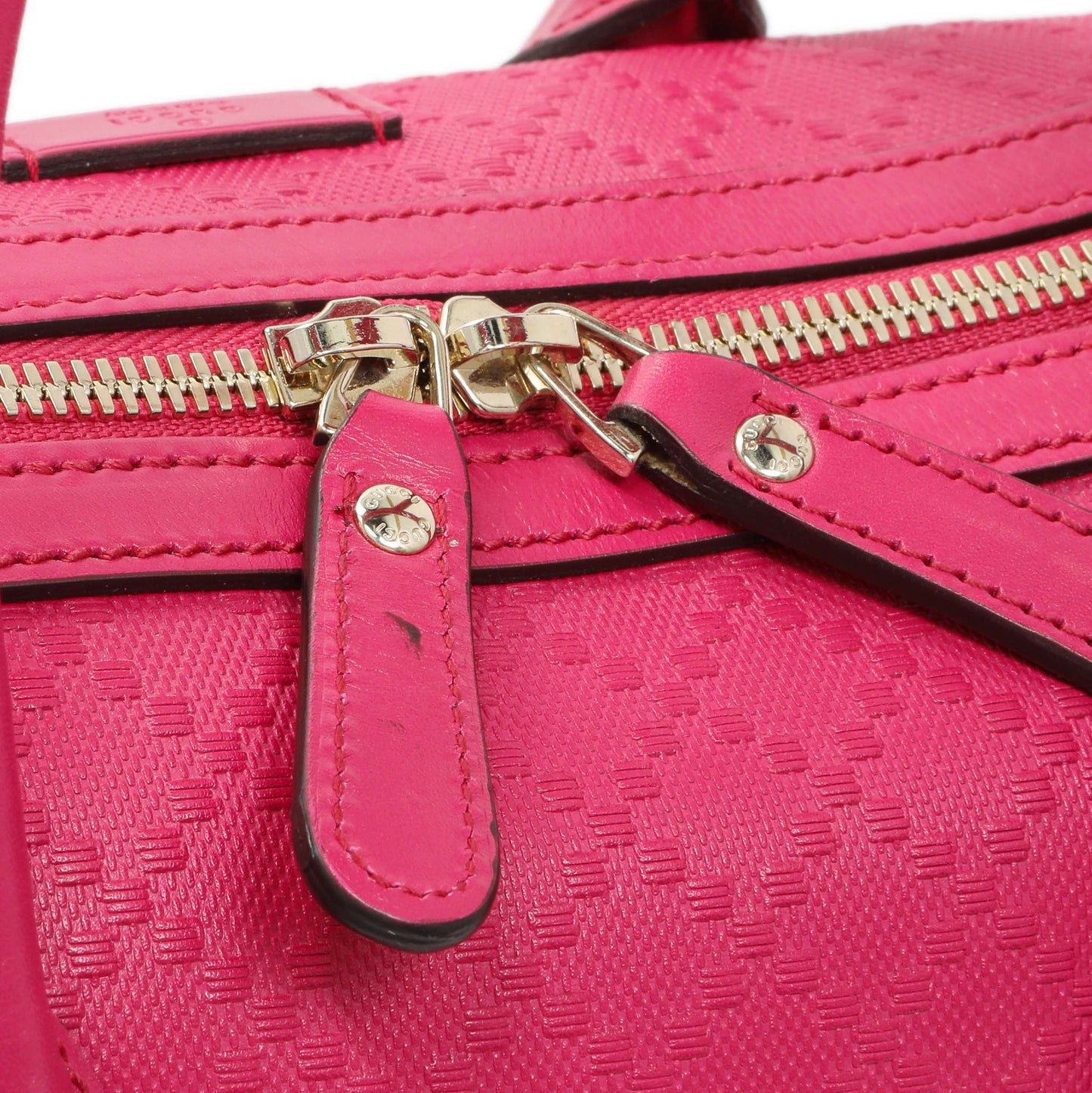 Exclusive Gucci Pink Diamante Boston Bag — Alternate View 11