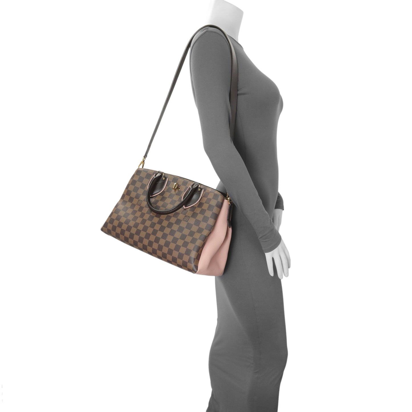 Exclusive Louis Vuitton Cuir Taurillon Damier Ebene Normandy Magnolia — Alternate View 12