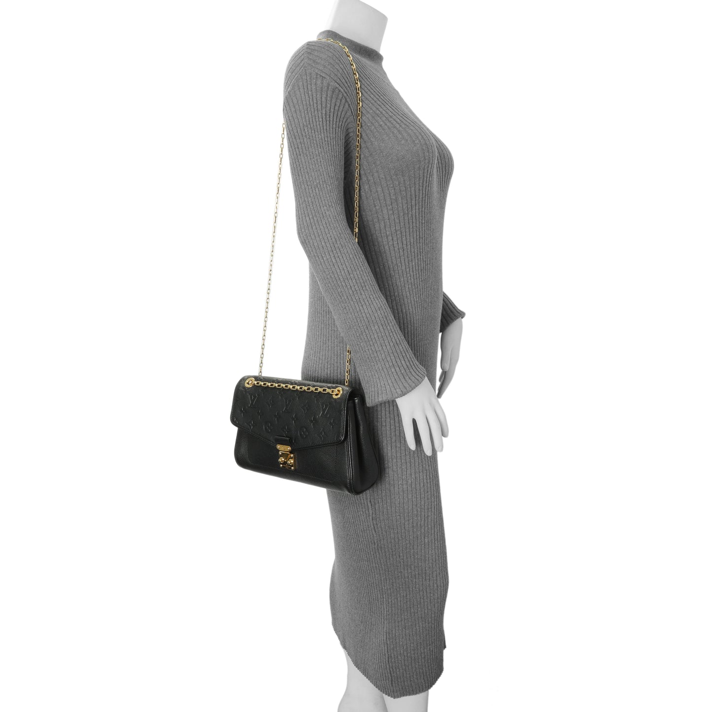 Exclusive Louis Vuitton Black Empreinte Saint Germain PM — Alternate View 12