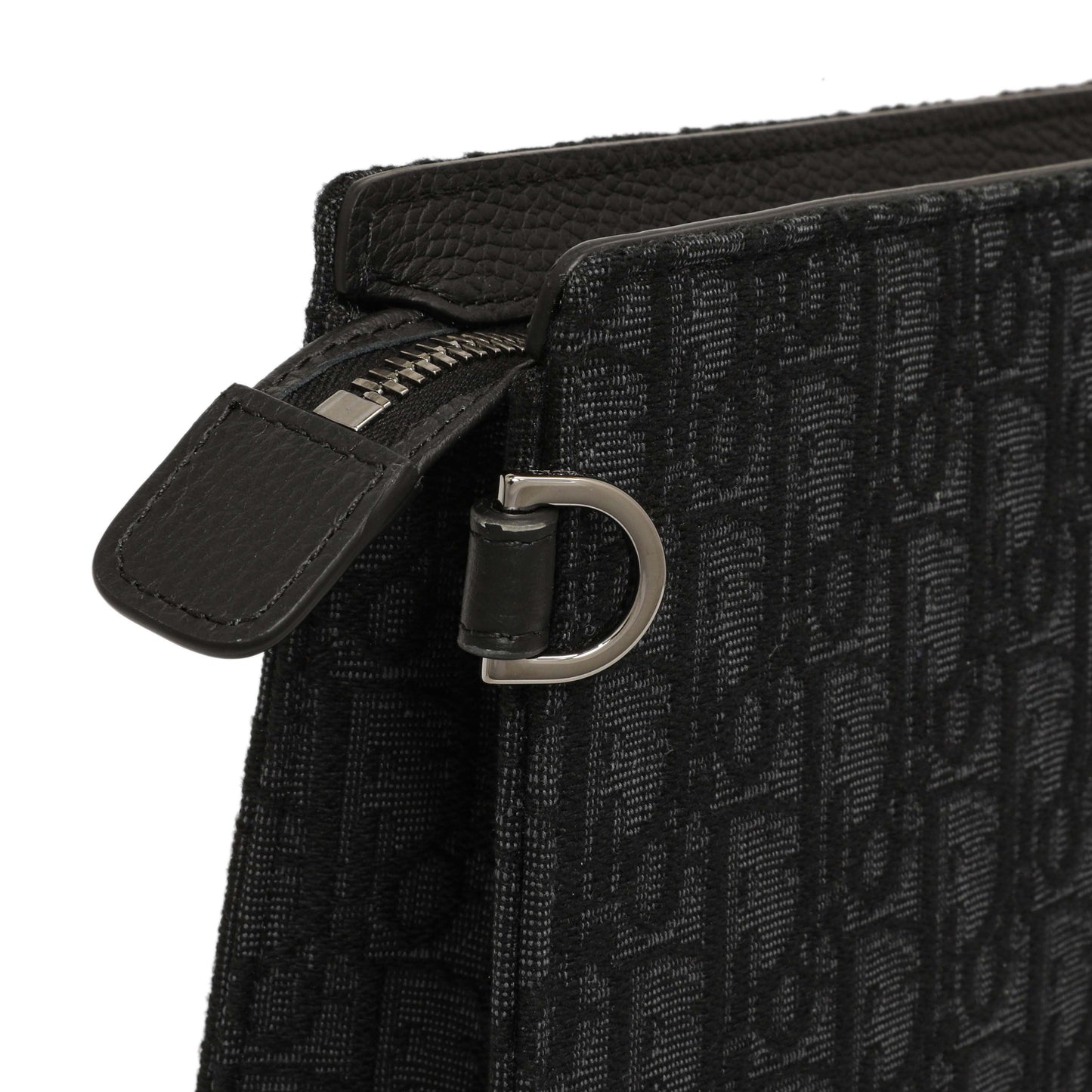 Exclusive Christian Dior Black Oblique A5 Triangle Pouch — Alternate View 7