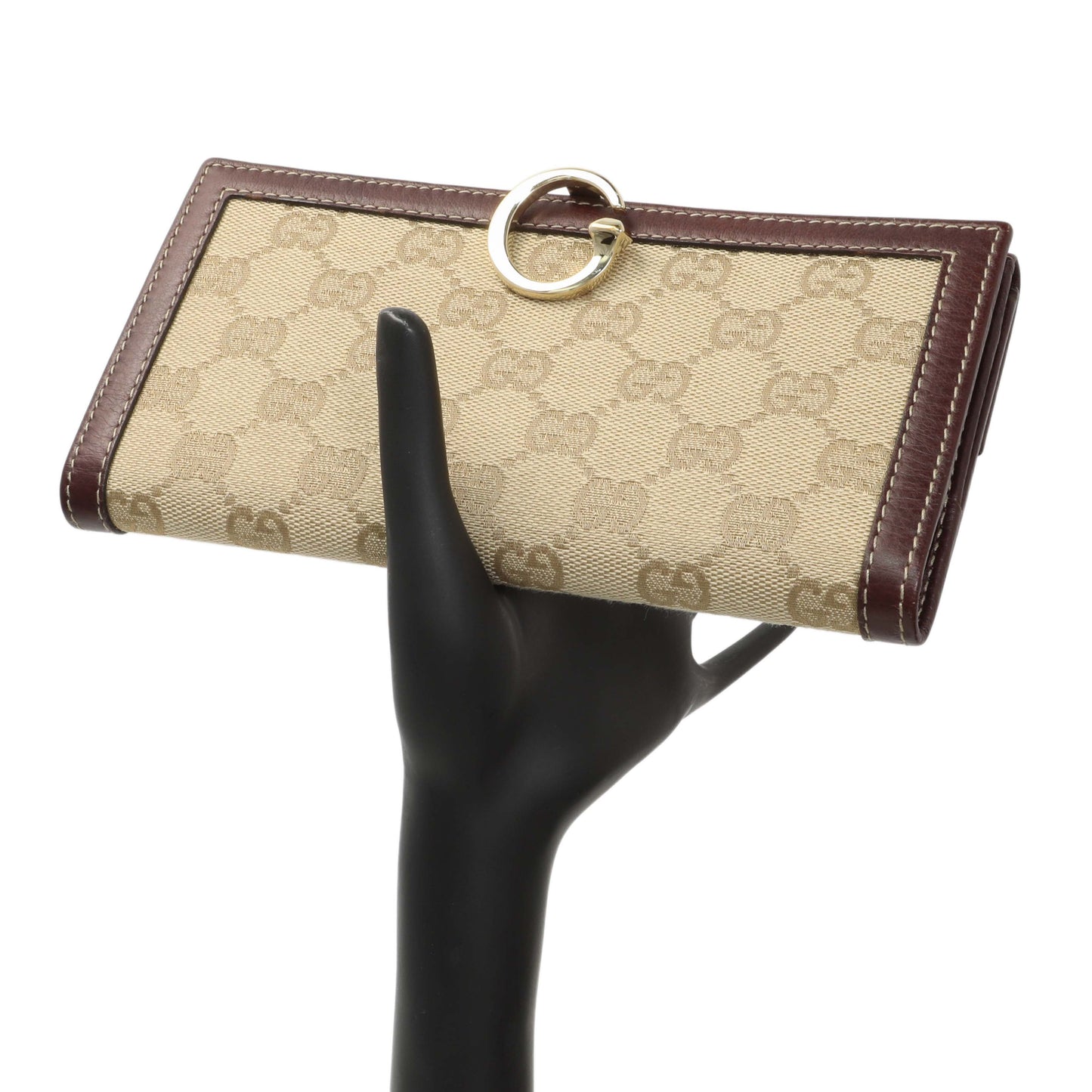 Exclusive Gucci Monogram Continental Long Flap Wallet — Alternate View 9