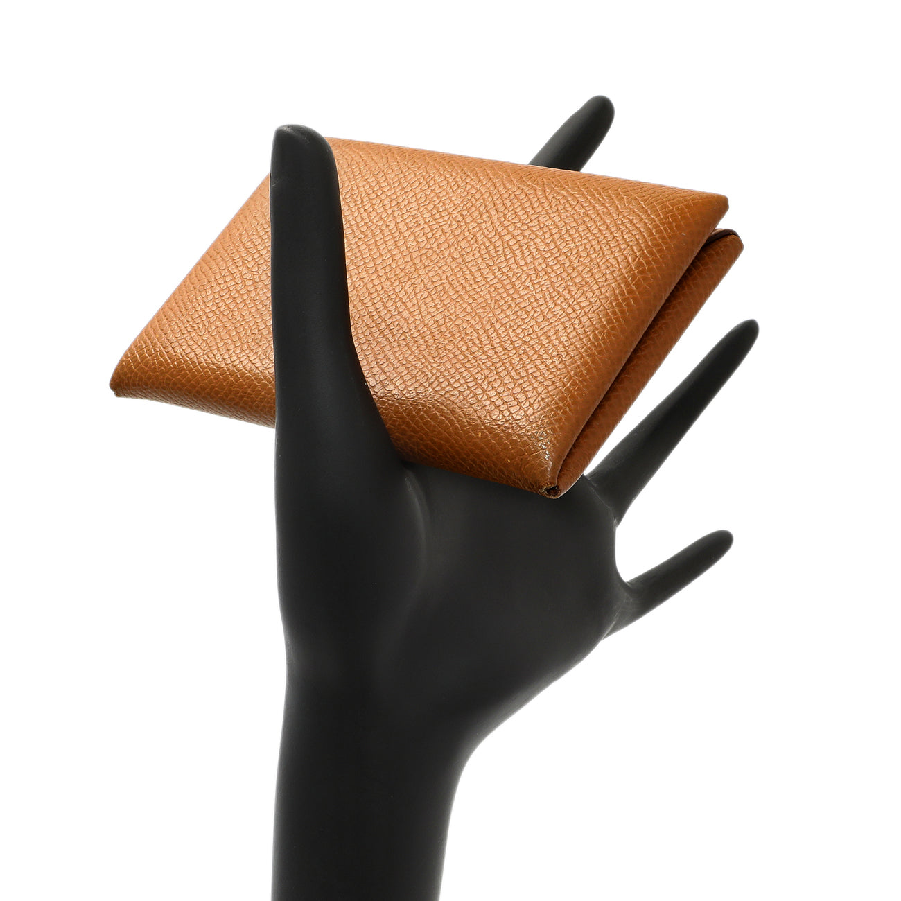 Exclusive Hermes Gold Epsom Calvi Card Case — Alternate View 11