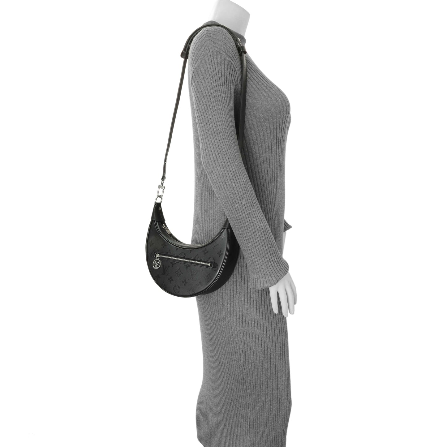 Exclusive Louis Vuitton Black Monogram Calfskin Loop H27 — Lifestyle View