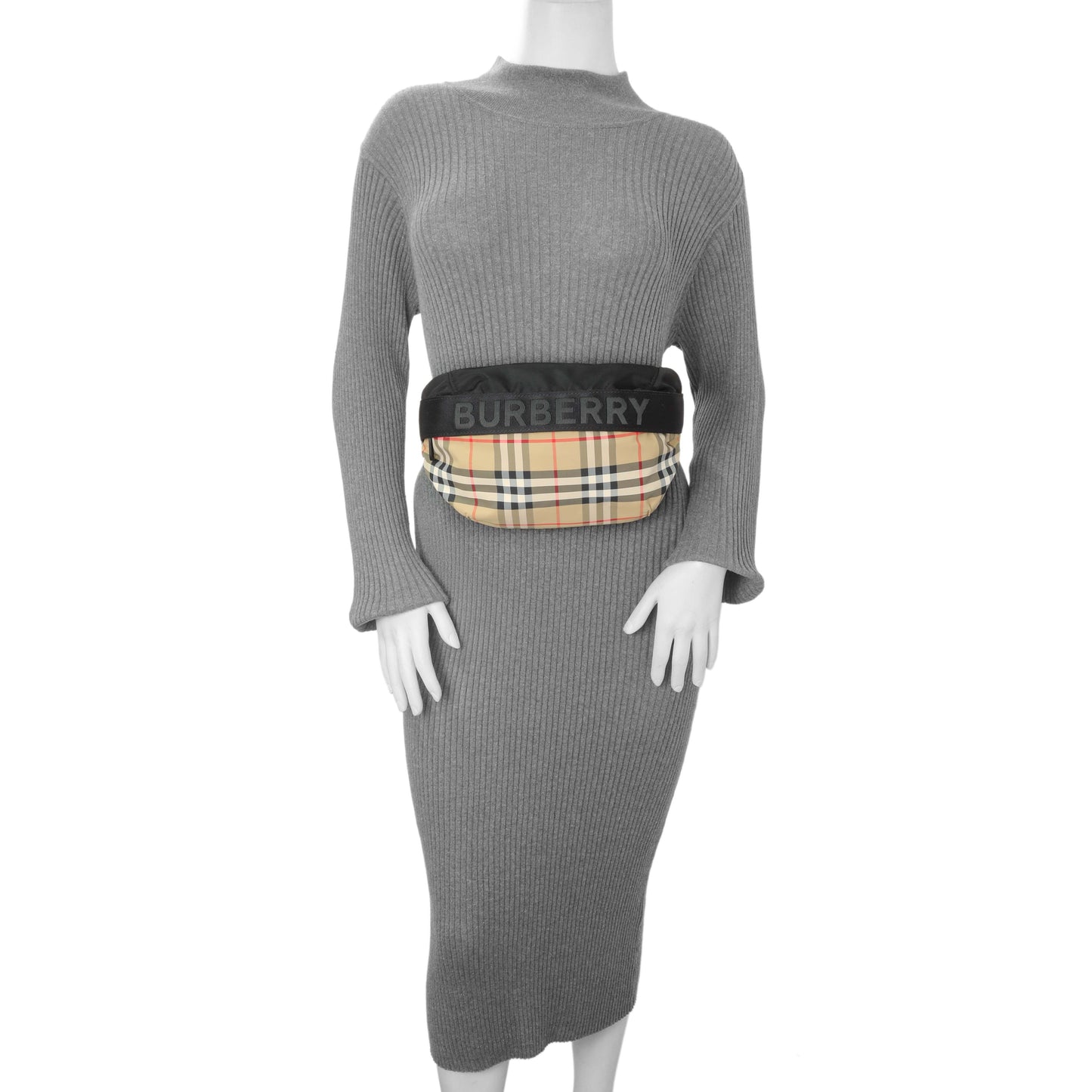 Exclusive Burberry Nylon Vintage Check Sonny Bum Bag — Alternate View 8