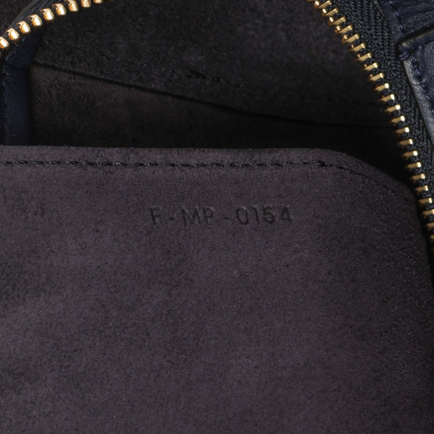 Exclusive Celine Navy Brown Smooth Calfskin Small Belt Bag — Alternate View 10