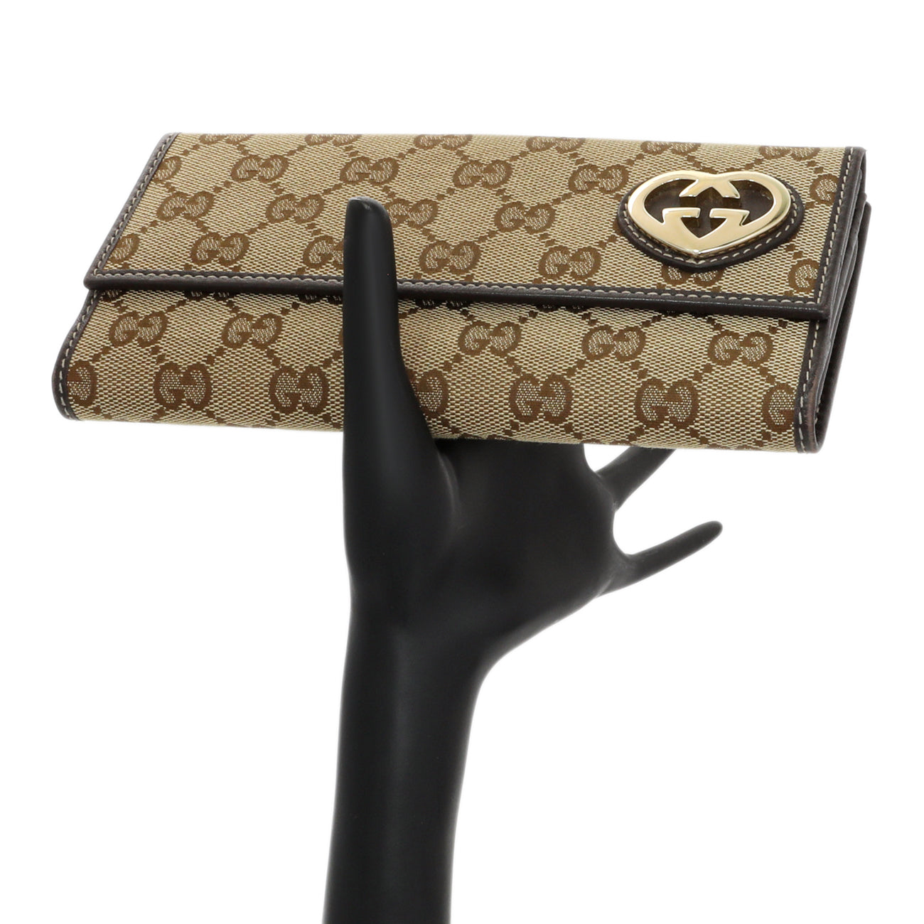 Exclusive Gucci Monogram Lovely Heart Continental Wallet — Alternate View 12