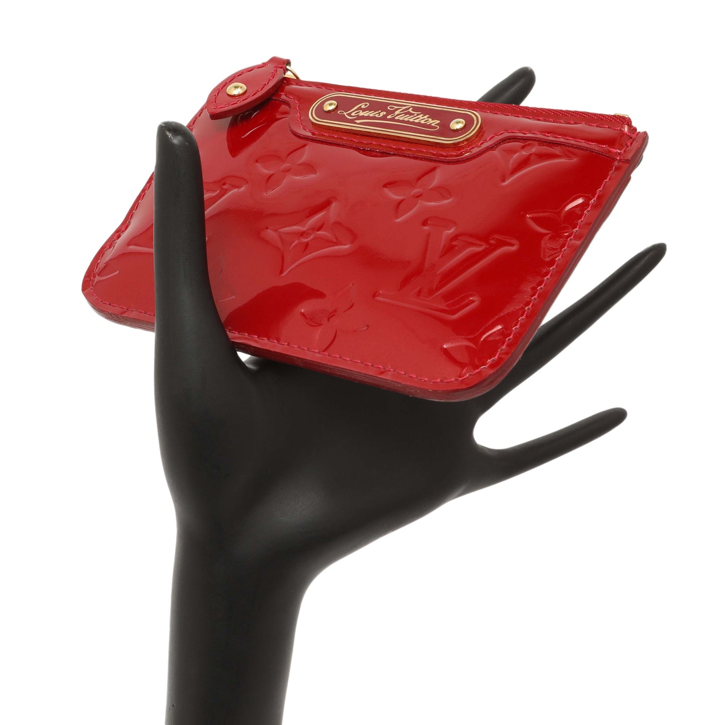 Exclusive Louis Vuitton Pomme D'Amour Vernis Key Pouch — Alternate View 7