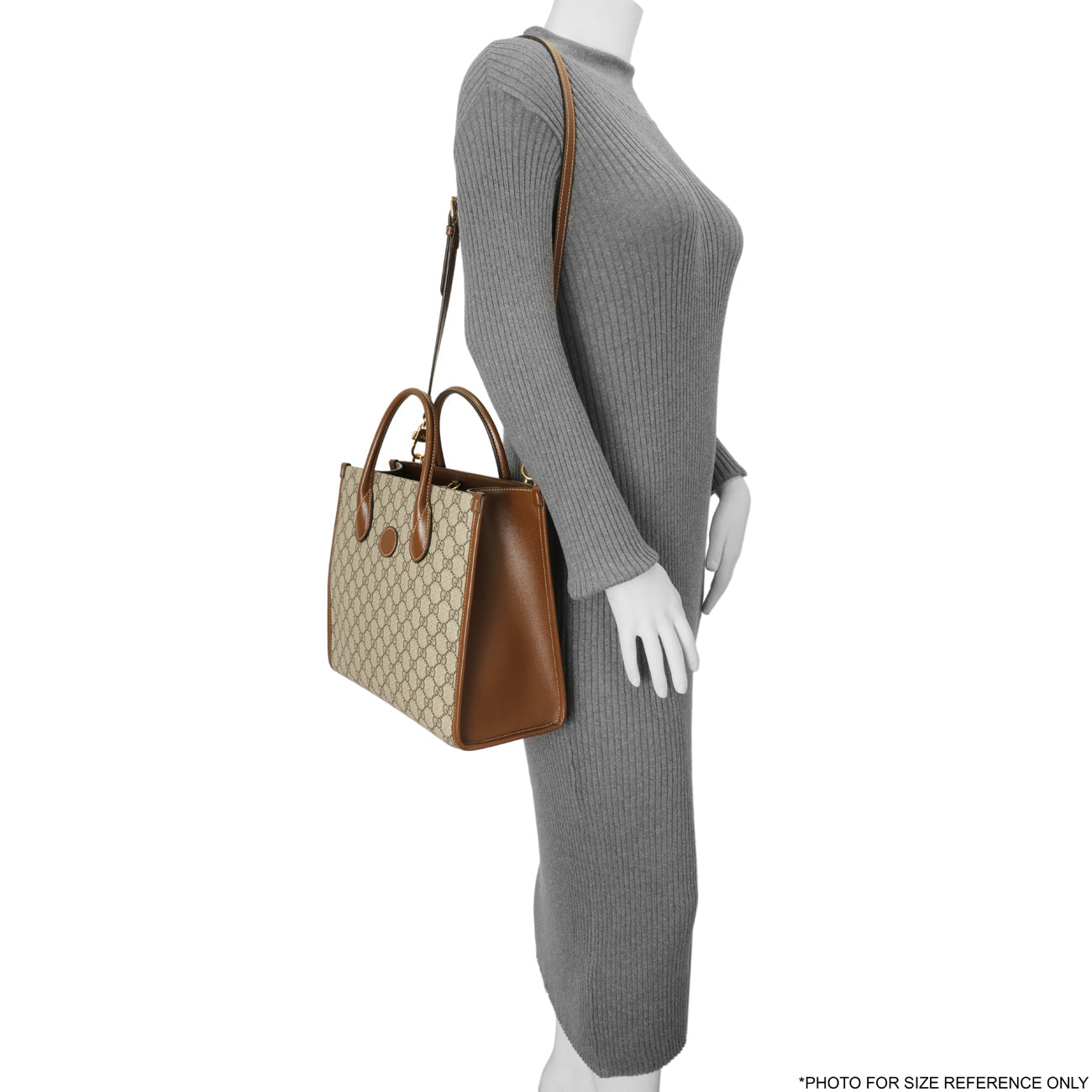 Exclusive Gucci GG Supreme Small Retro Interlocking G Tote — Alternate View 7