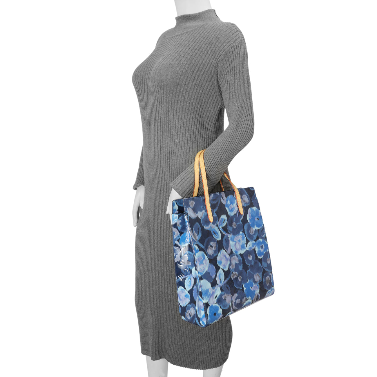 Exclusive Louis Vuitton Grand Bleu Vernis Ikat Catalina Tote — Alternate View 9