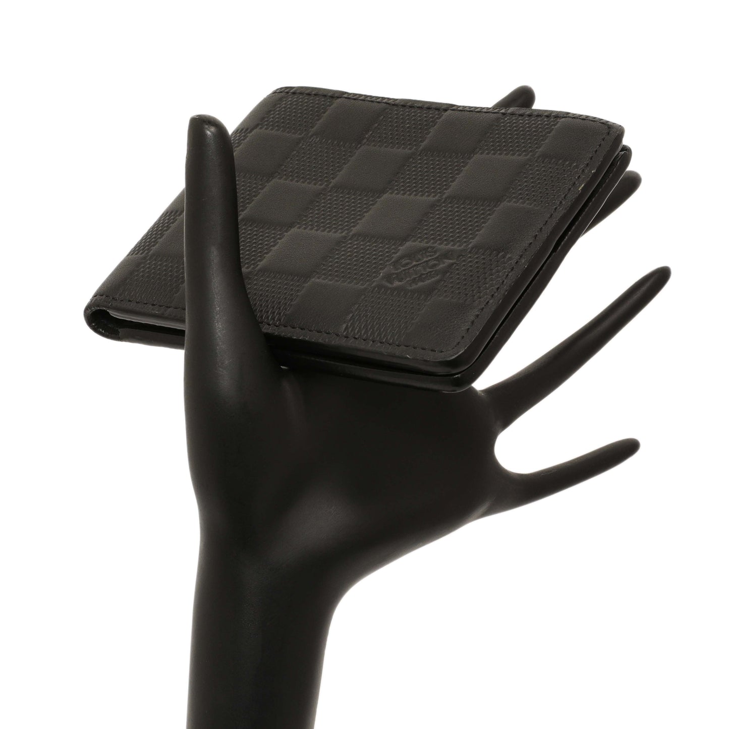 Exclusive Louis Vuitton Black Damier Infini Slender Wallet — Alternate View 16