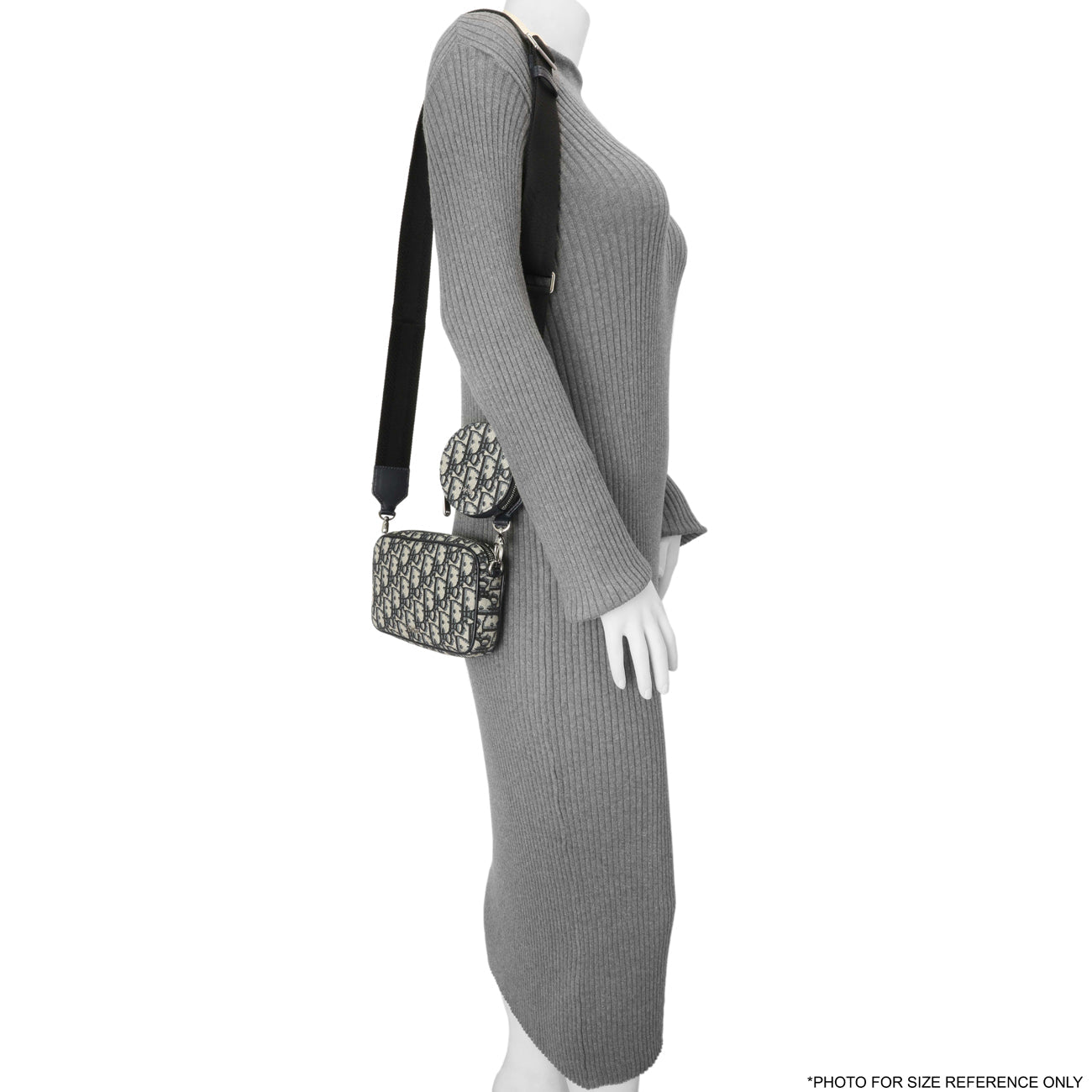 Exclusive Christian Dior Blue Oblique Kids' Small Multifunctional Bag — Alternate View 12