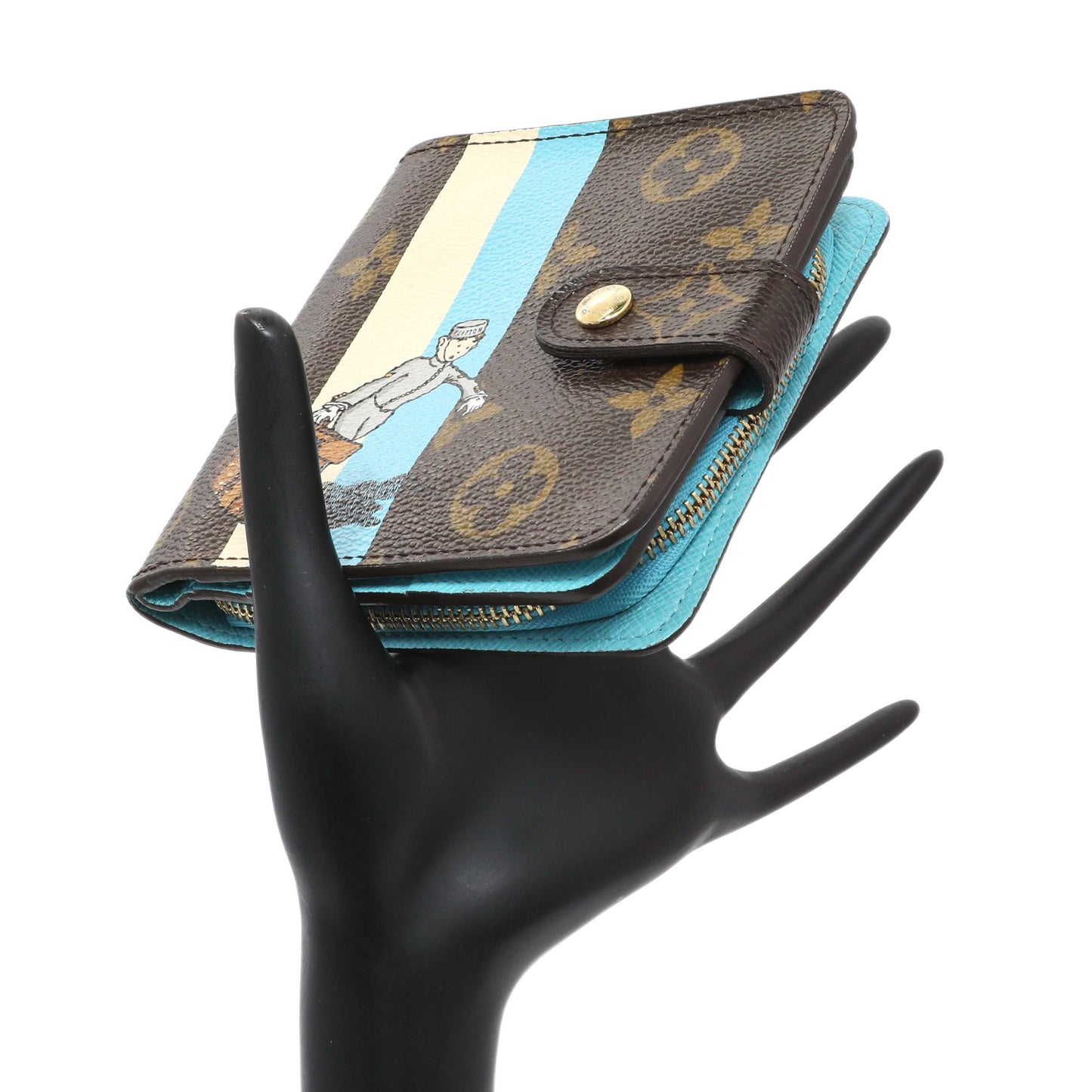 Exclusive Louis Vuitton Monogram Groom Compact Zip Wallet — Alternate View 7