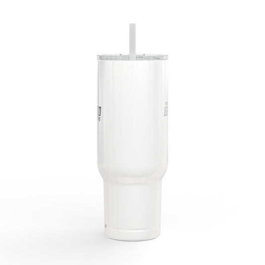 40oz Insulated Tumbler with Lid & Straw — Engraved Travel Mug