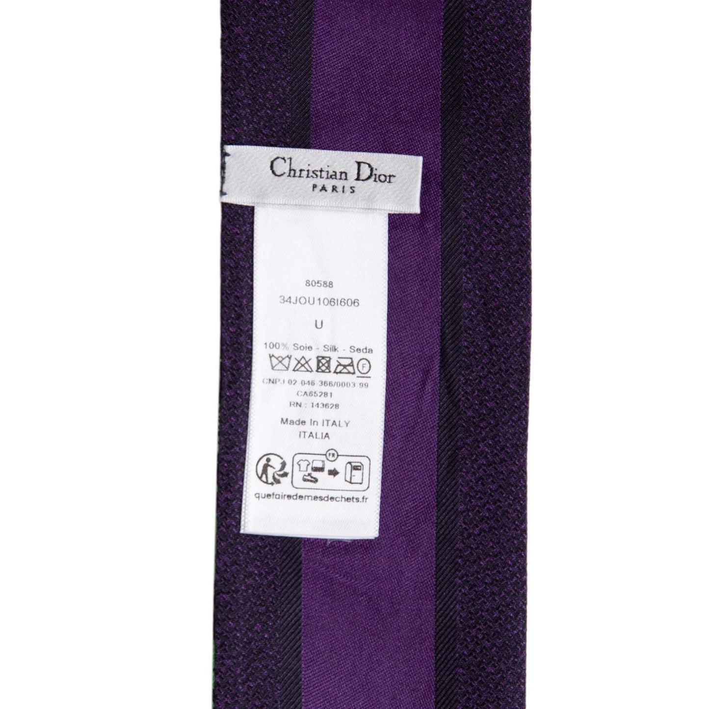 Exclusive Christian Dior Silk Toile De Jouy Voyage Mitzah Scarf — Back View
