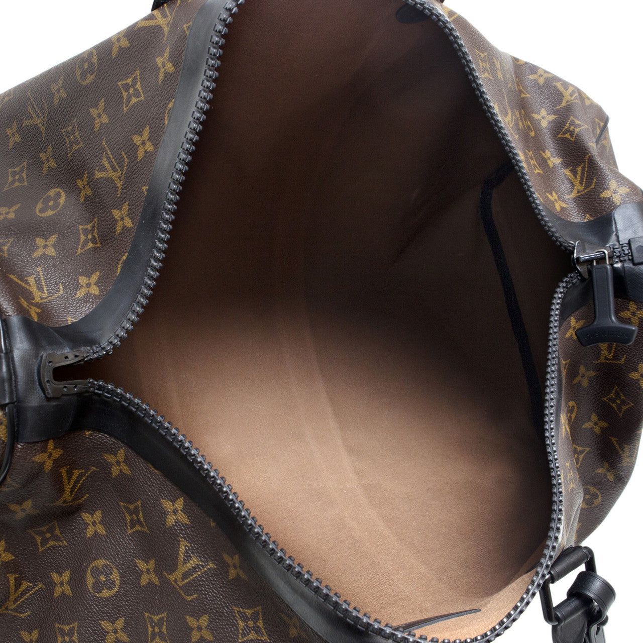 Exclusive Louis Vuitton Monogram Waterproof Keepall Bandouliere 55 — Alternate View 17