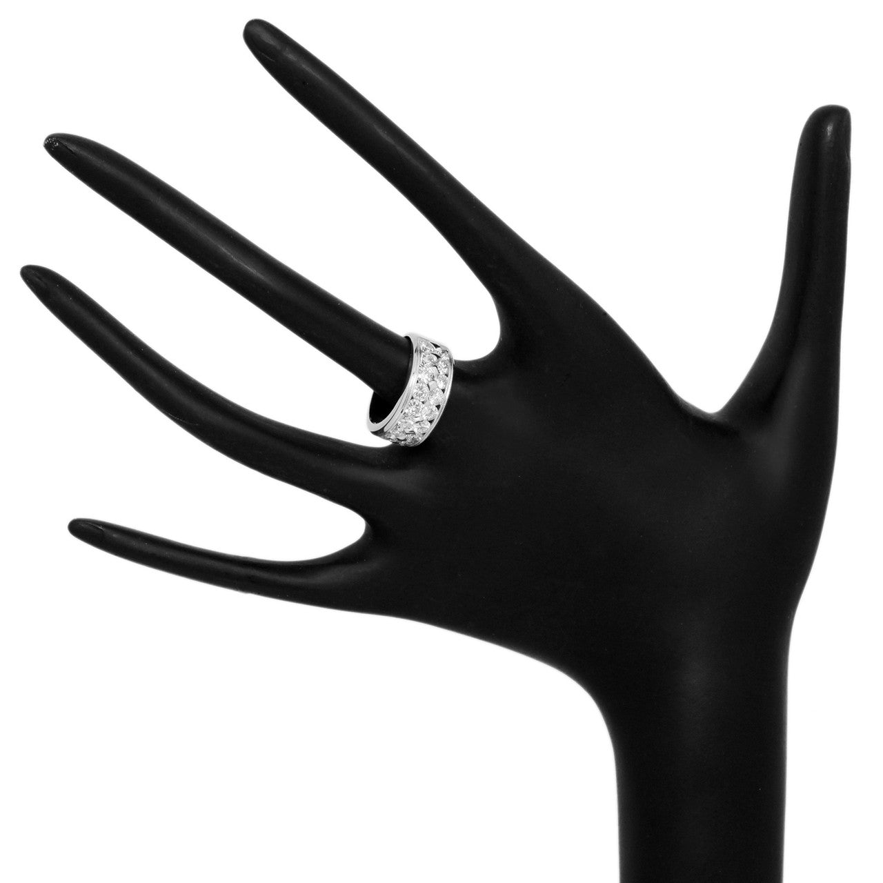 Exclusive 18K White Gold 2.40 Carat Diamond Ring — Back View