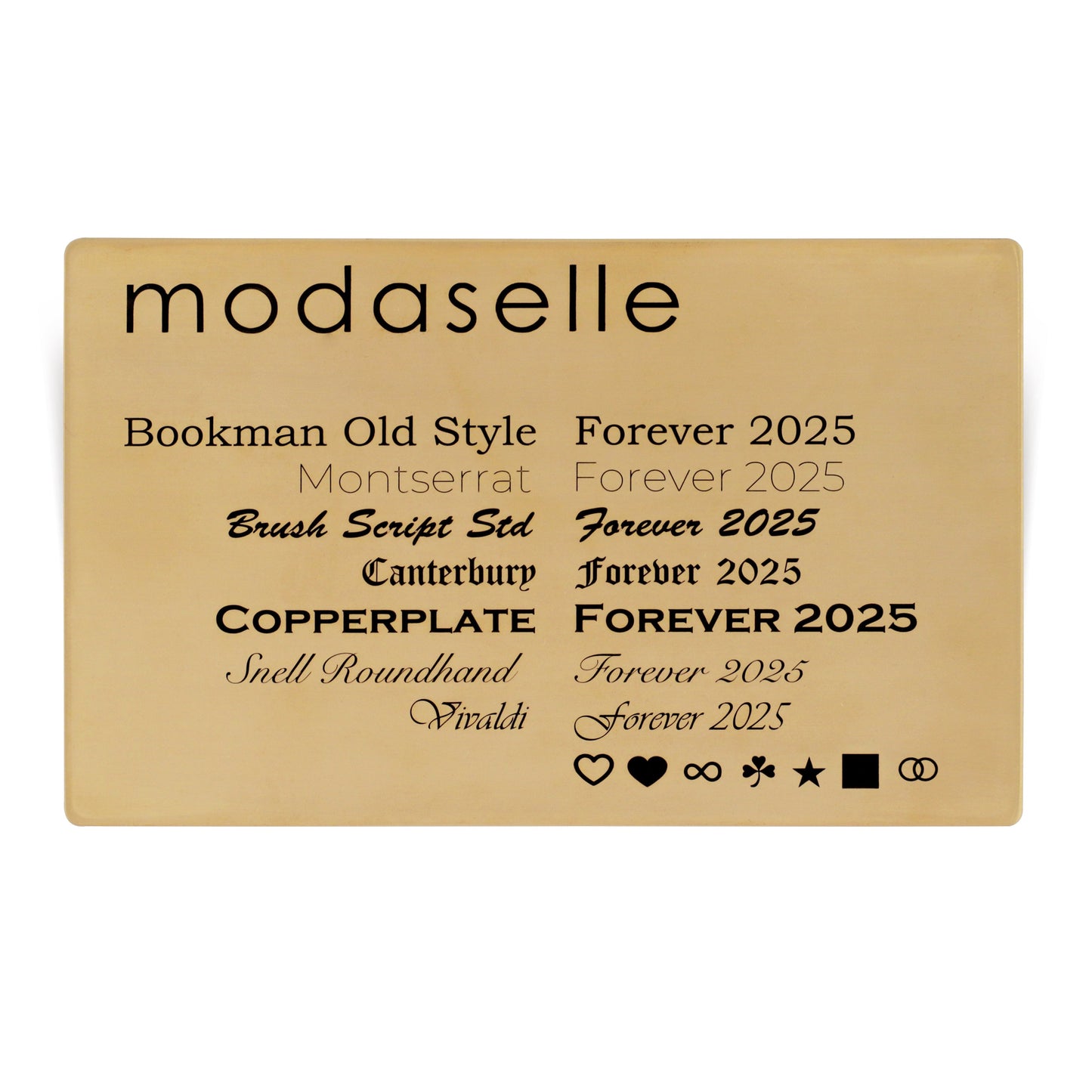 Exclusive Engraving service — Yes — Front View