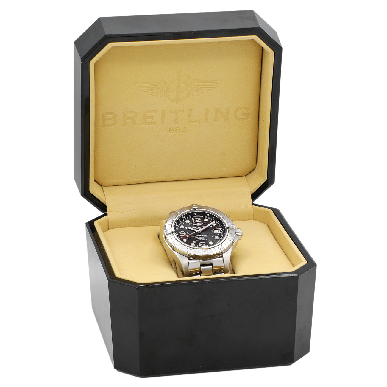 Exclusive Breitling Stainless Steel Superocean Steelfish A17360 — Detail View