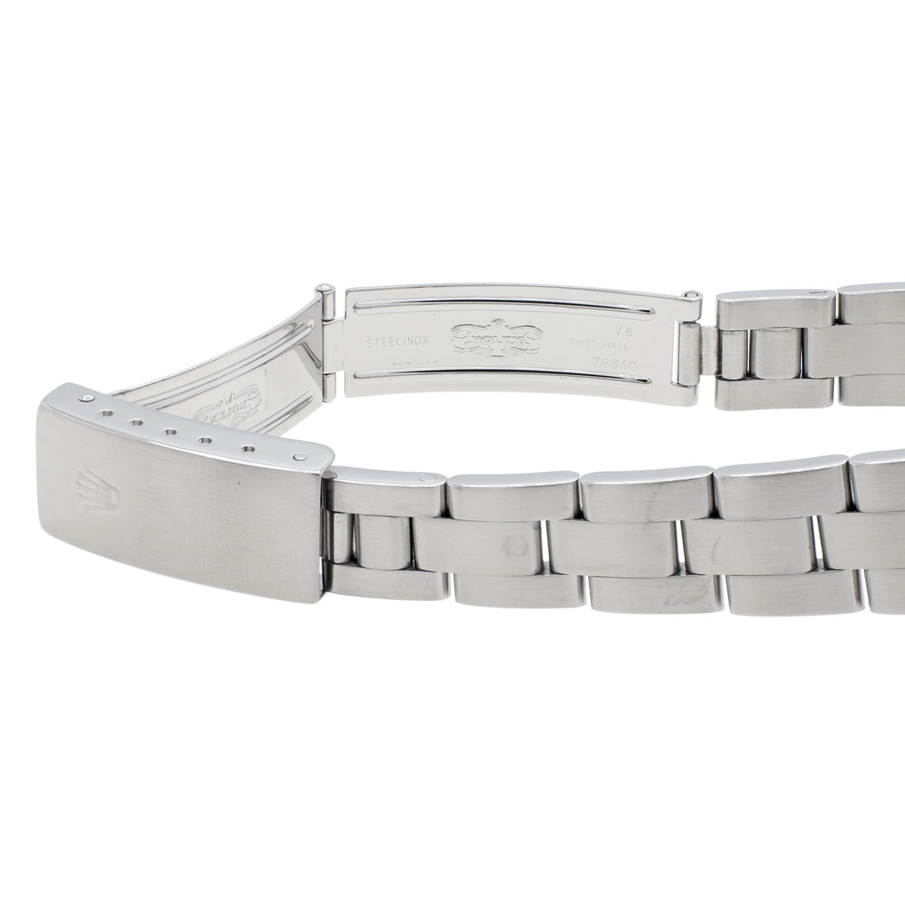 Exclusive Rolex Stainless Steel Oyster Perpetual 67180 — Top View