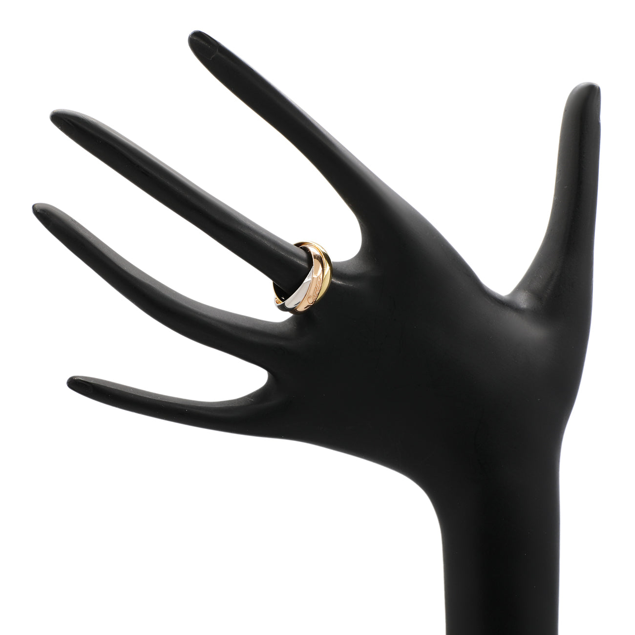 Exclusive Cartier 18K Classic Trinity Ring — Back View