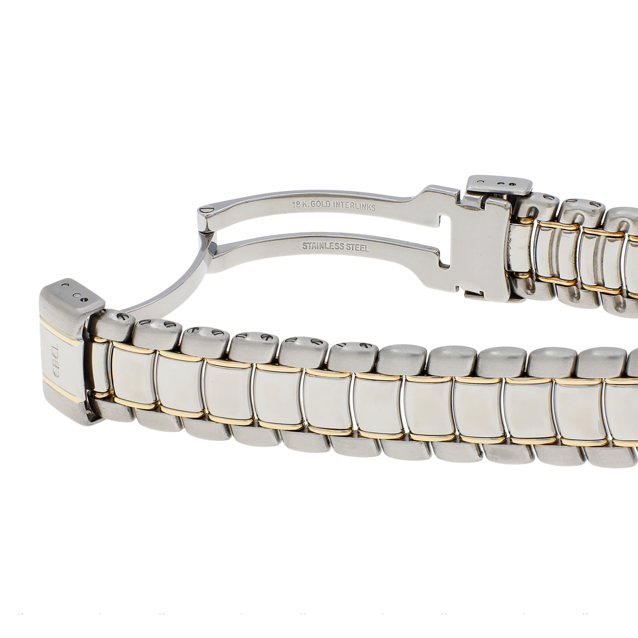 Exclusive Ebel Stainless Steel 18K Yellow Gold Quartz 1911 — Top View