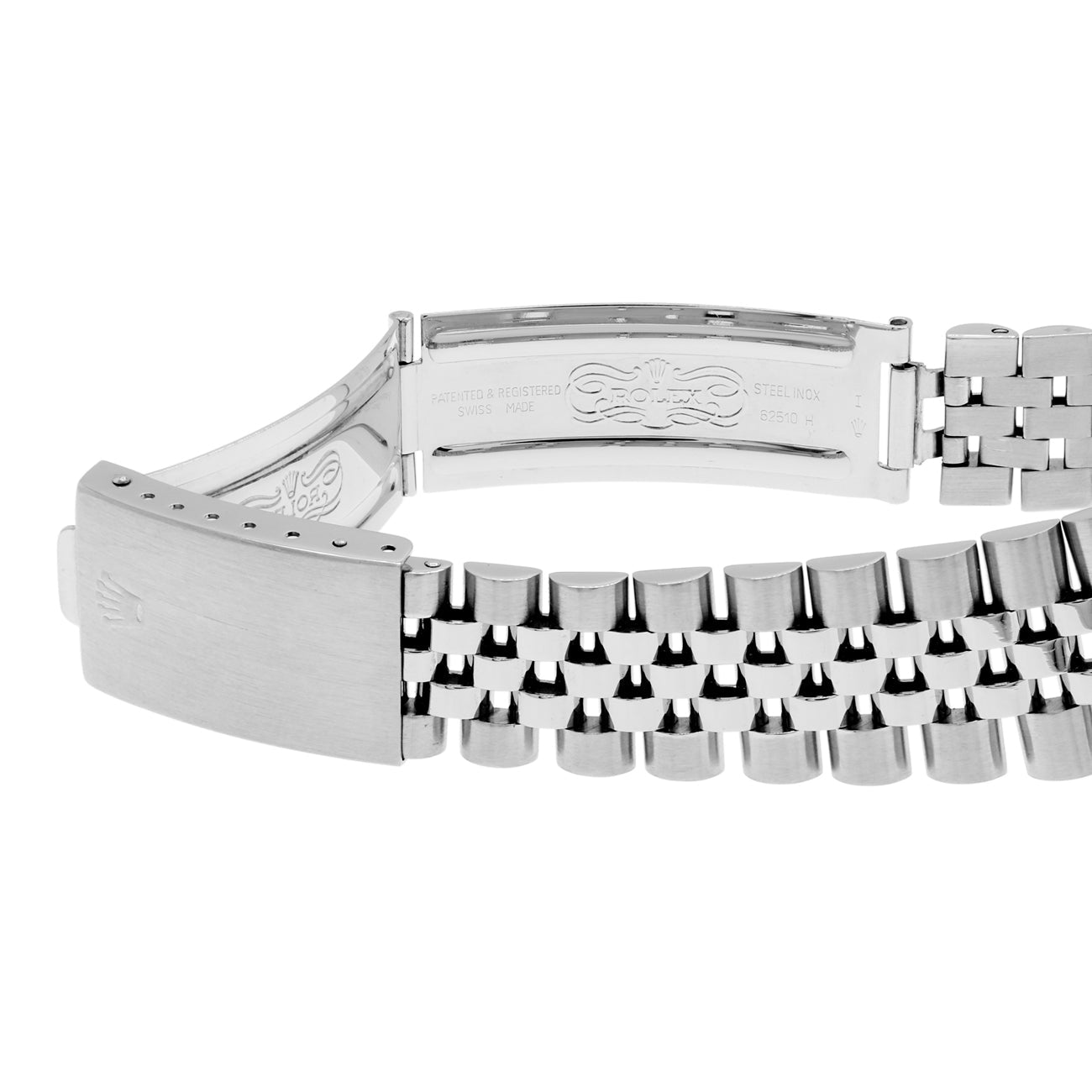 Exclusive Rolex Stainless Steel Diamond Datejust 36 16030 — Top View