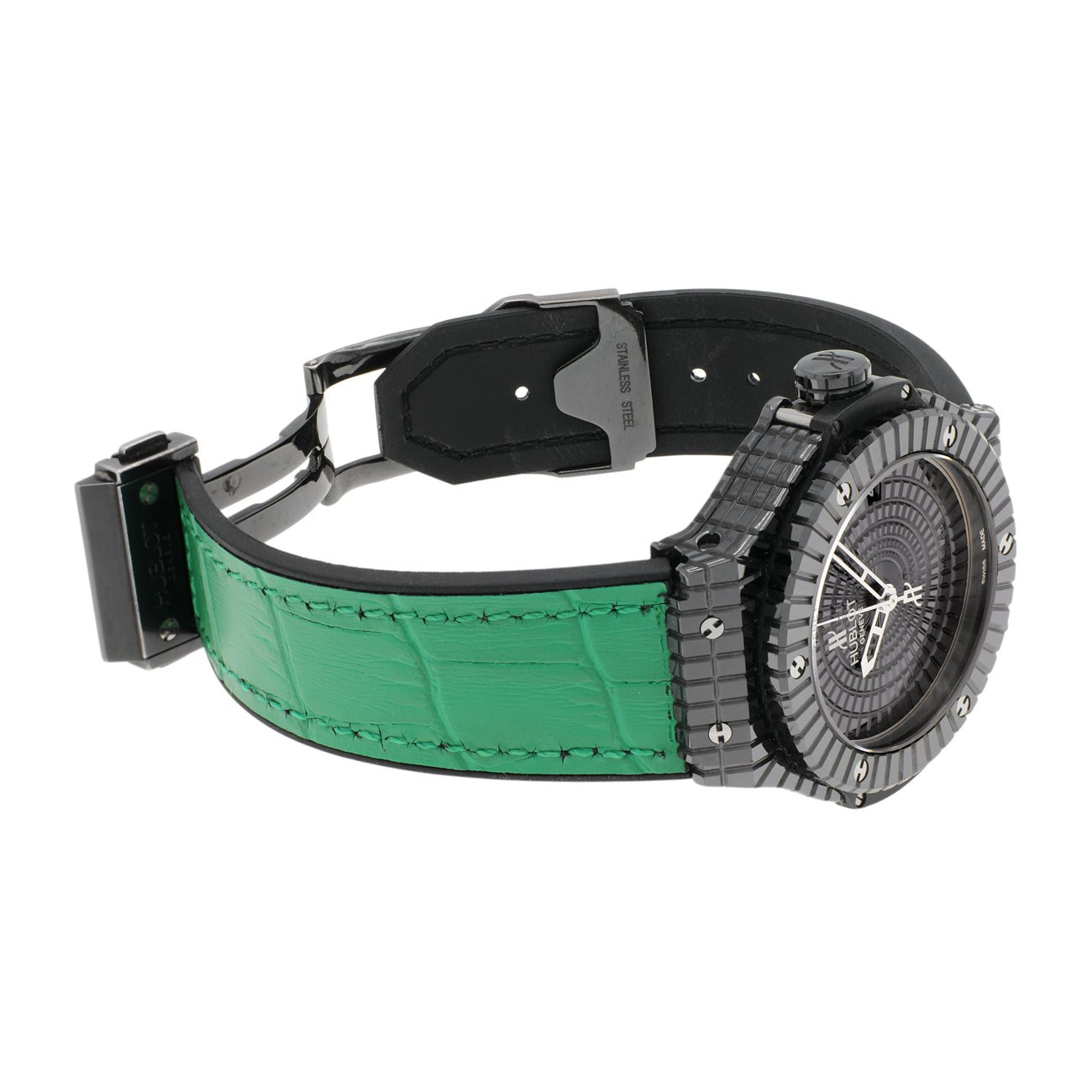 Exclusive Hublot Black Ceramic Big Bang Caviar 346.CX.1800.RX — Top View