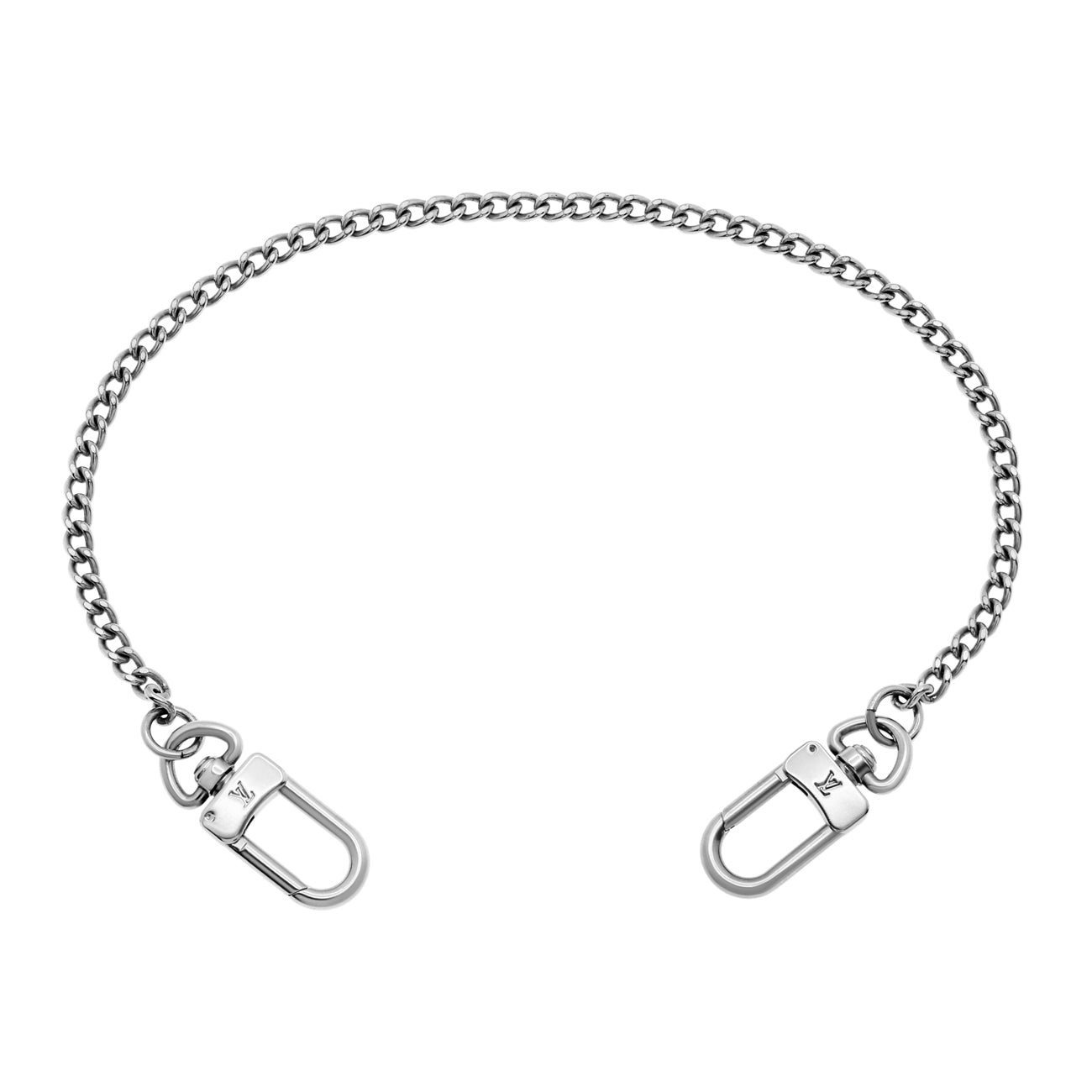 Exclusive Louis Vuitton Short Chain Strap — Front View