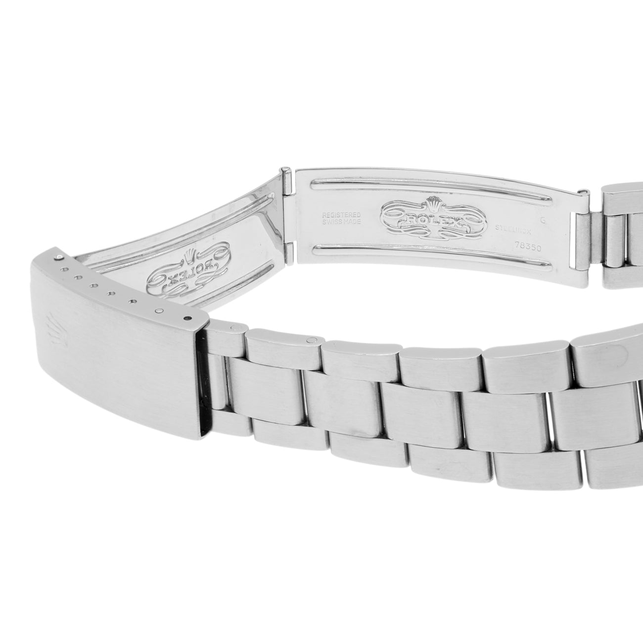 Exclusive Rolex Stainless Steel Oysterdate Precision 6694 — Top View