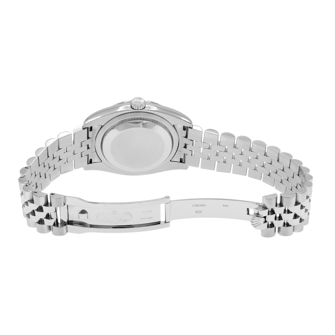 Exclusive Rolex Stainless Steel Diamond Datejust 36 116244 — Top View