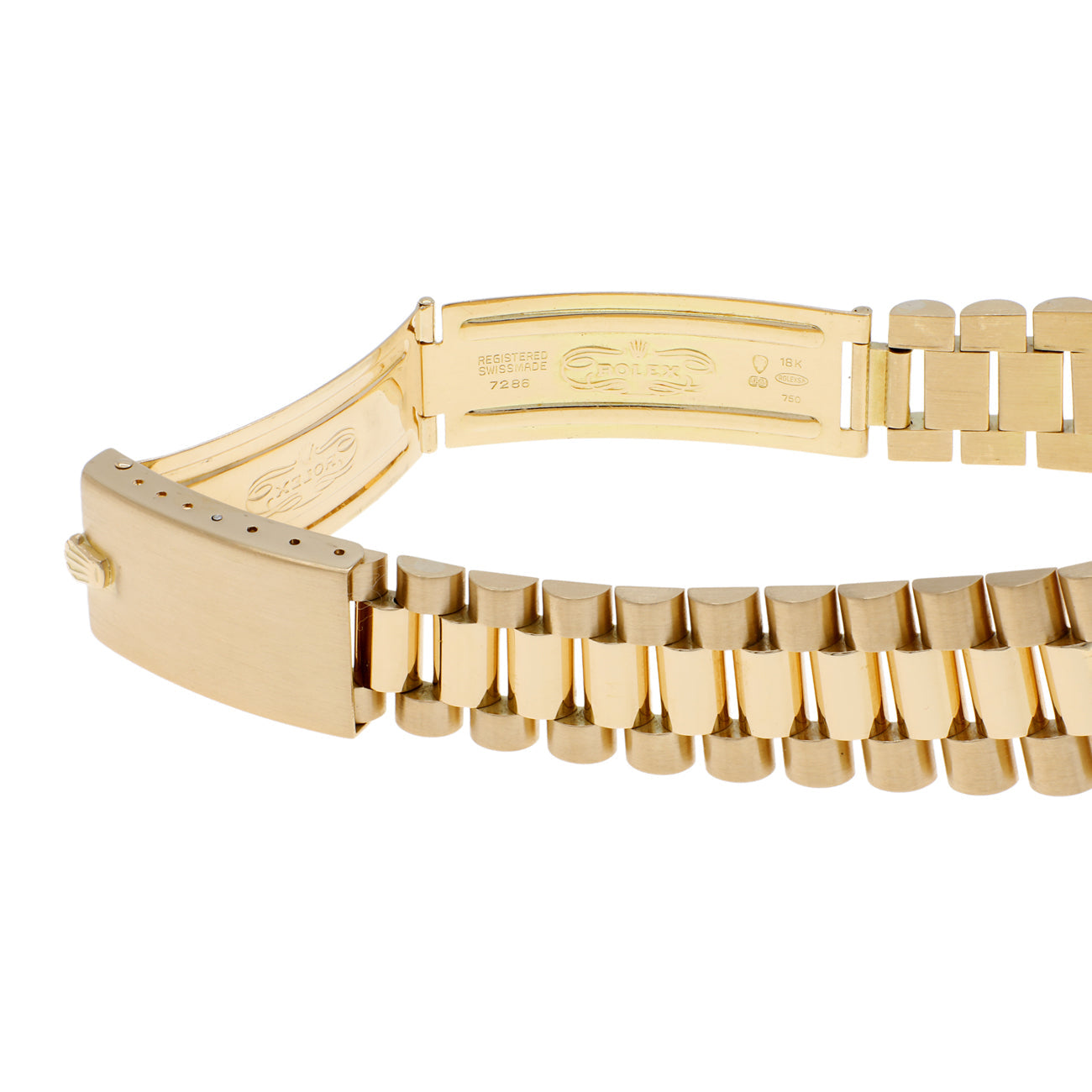 Exclusive Rolex 18K Yellow Gold Day-Date President 18038 — Top View