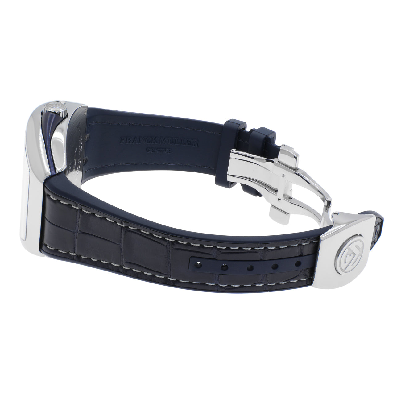 Exclusive Franck Muller Stainless Steel Vanguard Yachting V 41 SC DT — Top View