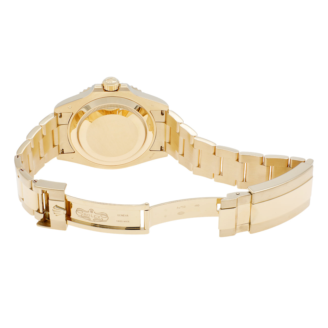Exclusive Rolex 18K Yellow Gold Submariner Date 126618LN — Top View
