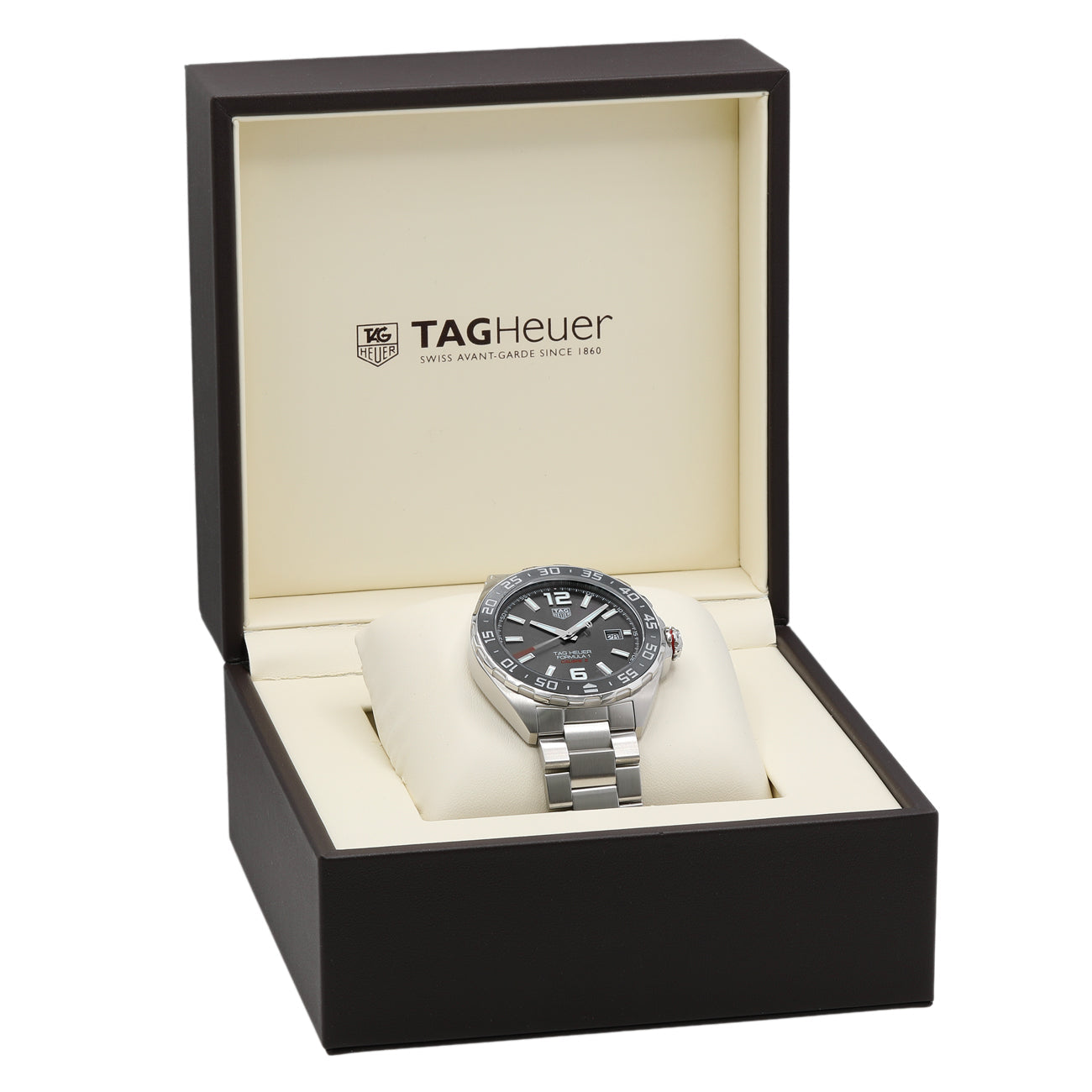 Exclusive Tag Heuer Stainless Steel Formula 1 Calibre 5 WAZ2011 — Detail View