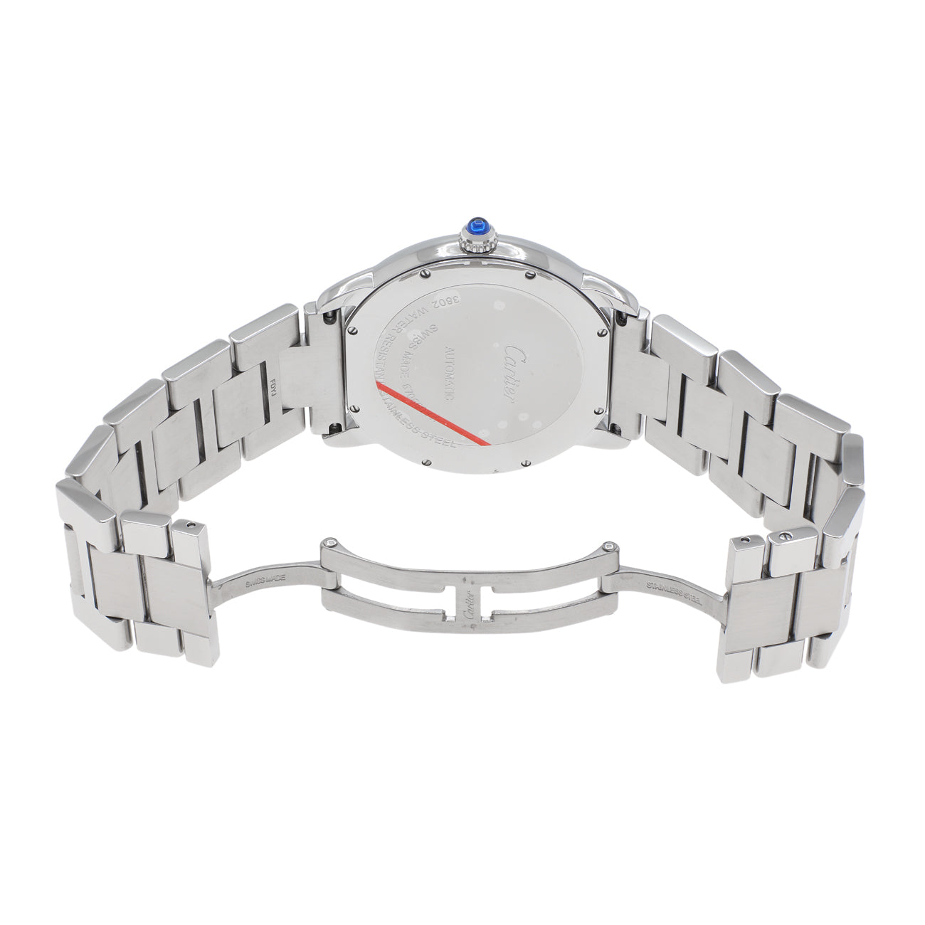 Exclusive Cartier Stainless Steel Ronde Solo de Cartier WSRN0023 — Top View