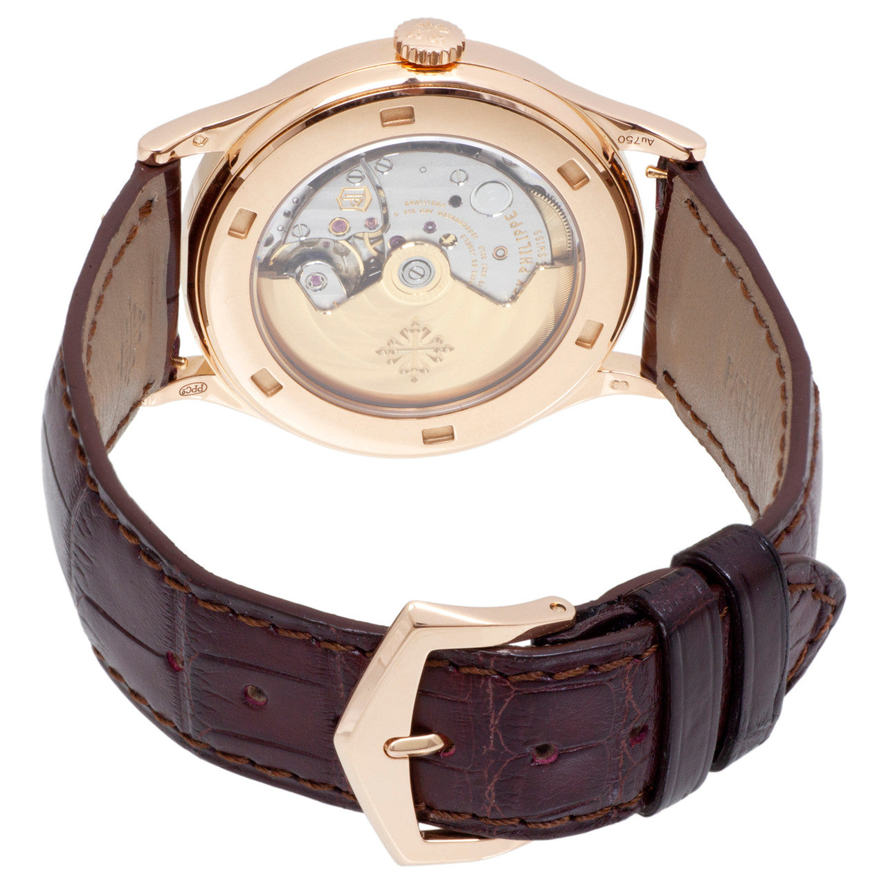 Exclusive Patek Philippe 18K Rose Gold Calatrava 5296R-010 — Lifestyle View