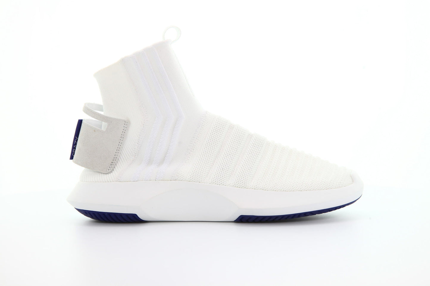 Exclusive adidas Originals Crazy 1 Adv Sock Primeknit "White" — 3.5 — Front View