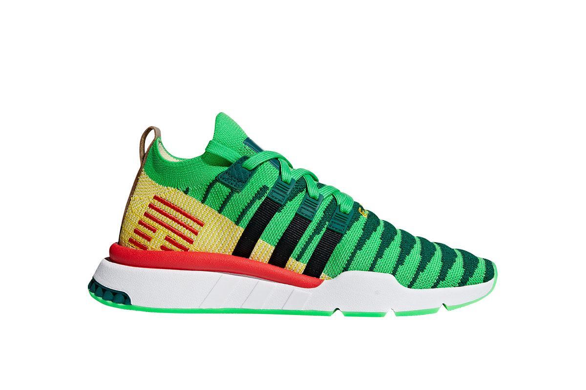 Exclusive adidas Performance x Dragonball EQT Support Mid Adv "Shenlong" — 3.5 — Front View