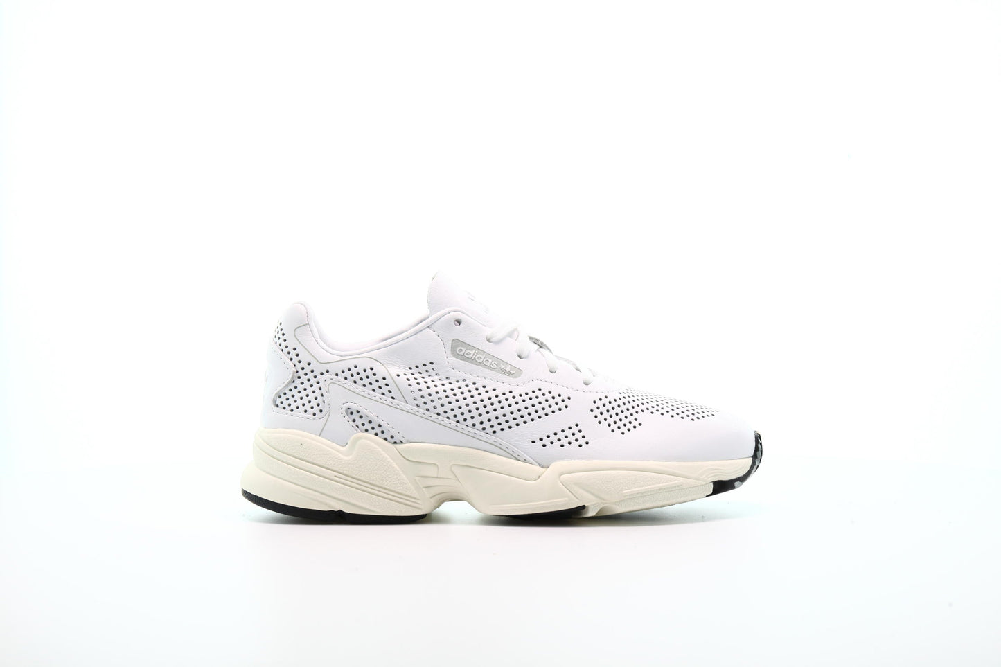 Exclusive adidas Originals Falcon Allluxe W "White" — 3 — Front View