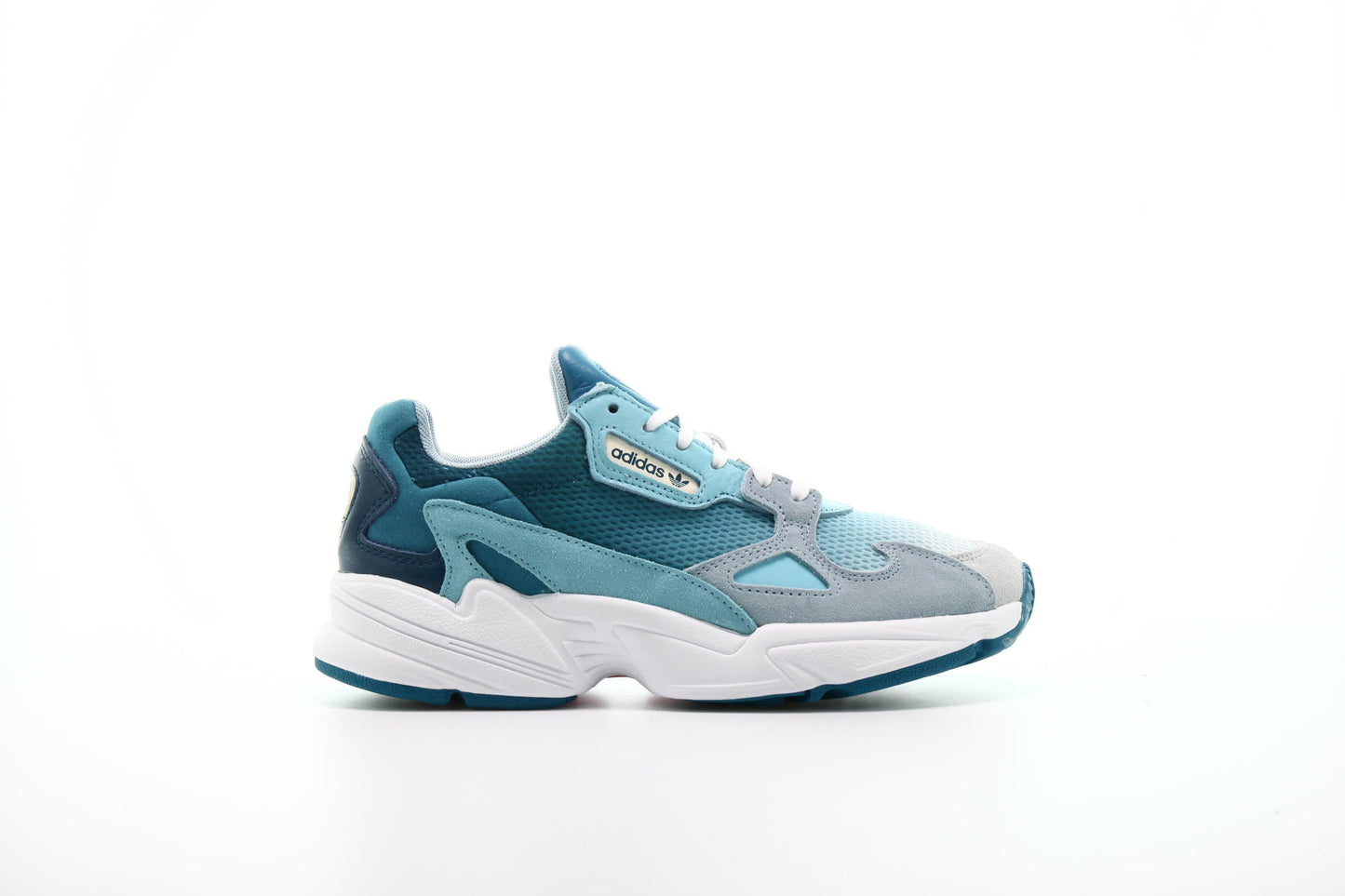 Exclusive adidas Originals Falcon W "Blue Tint" — 3 — Front View
