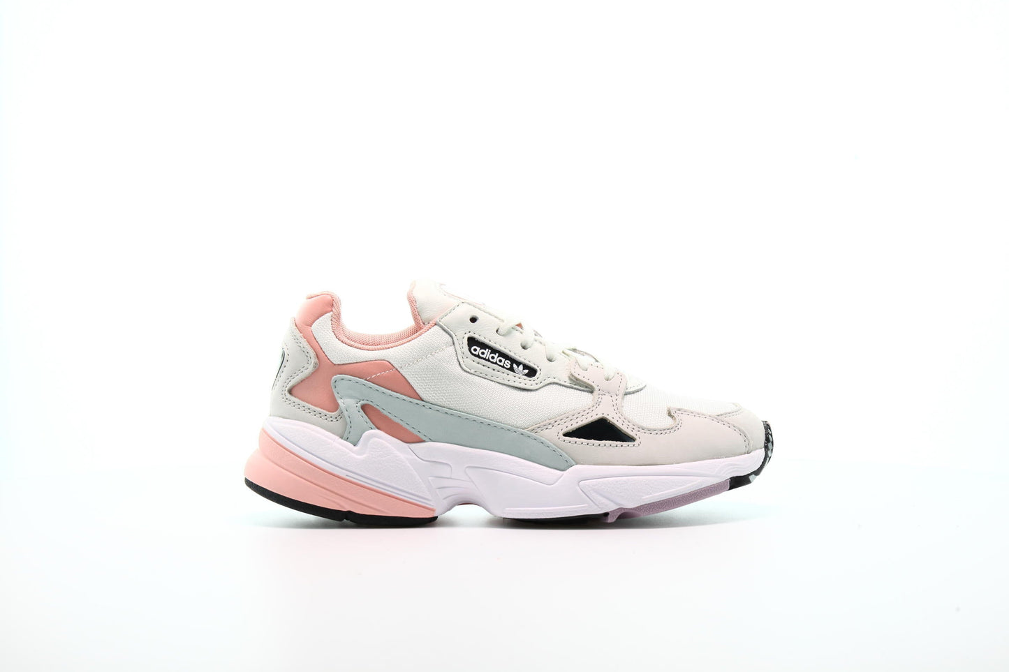 Exclusive adidas Originals Falcon W "White" — 3 — Front View