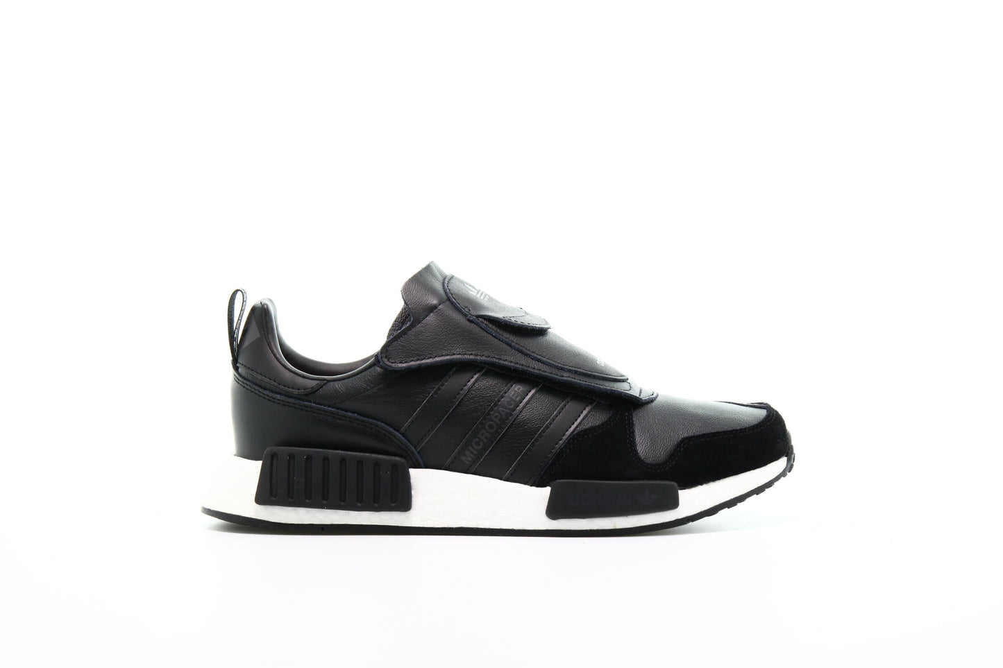 Exclusive adidas Originals MICROPACERxR1 Never Made Pack "Utility Black" — 3.5 — Front View