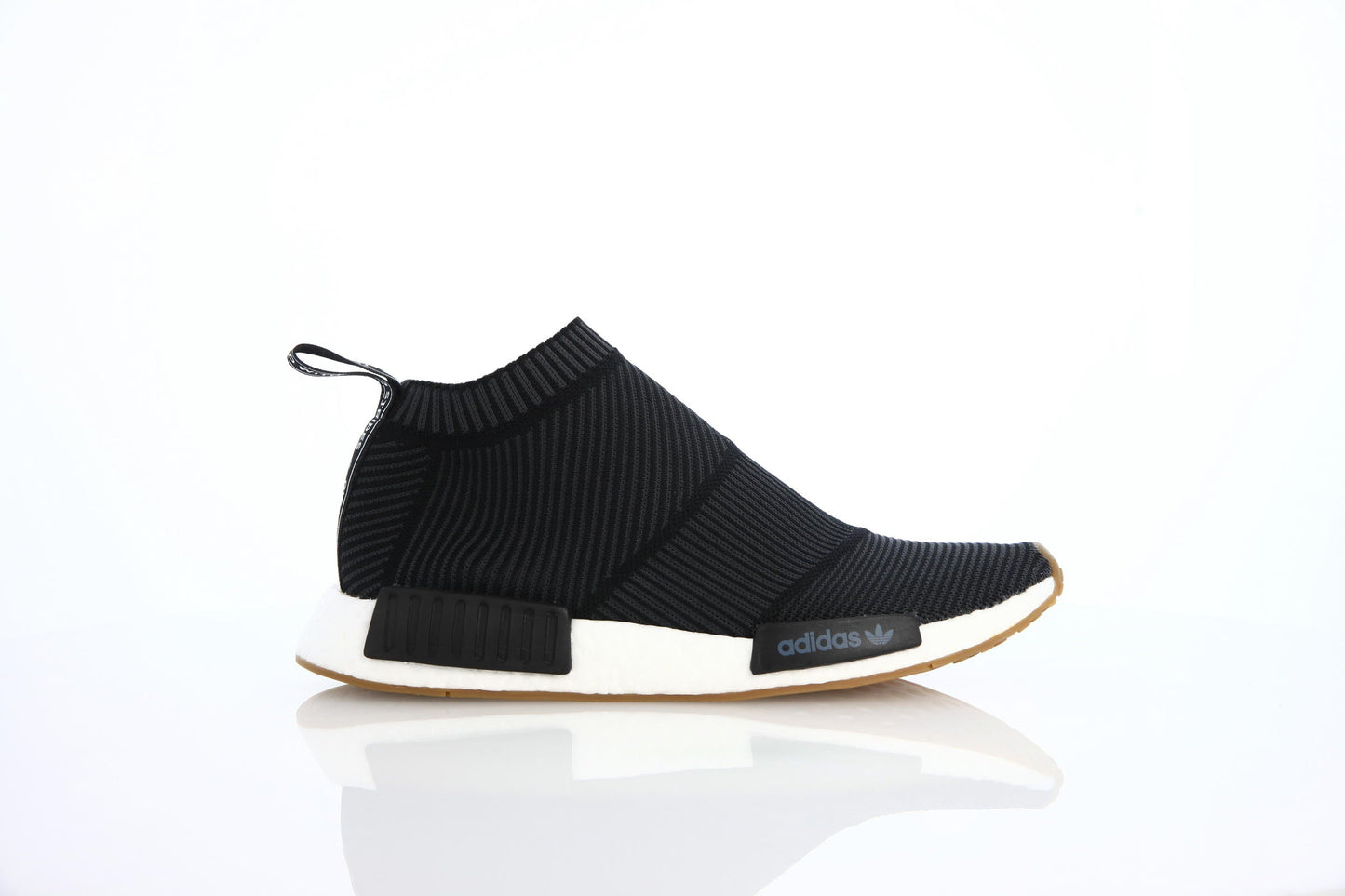 Exclusive adidas Originals Nmd cs1 City Sock Boost Primeknit "Black Gum" — 3.5 — Front View