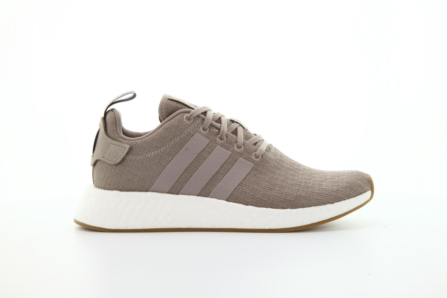 Exclusive adidas Originals NMD_R2 Runner Basic Knit Dec "Vapour Grey" — 3.5 — Front View
