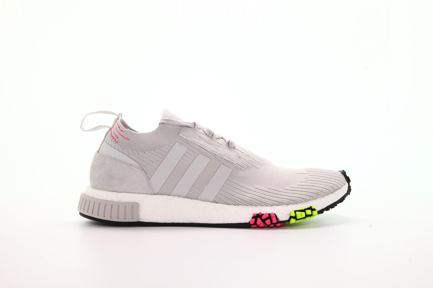 Exclusive adidas Originals Nmd Racer Primeknit "Grey" — 3.5 — Front View