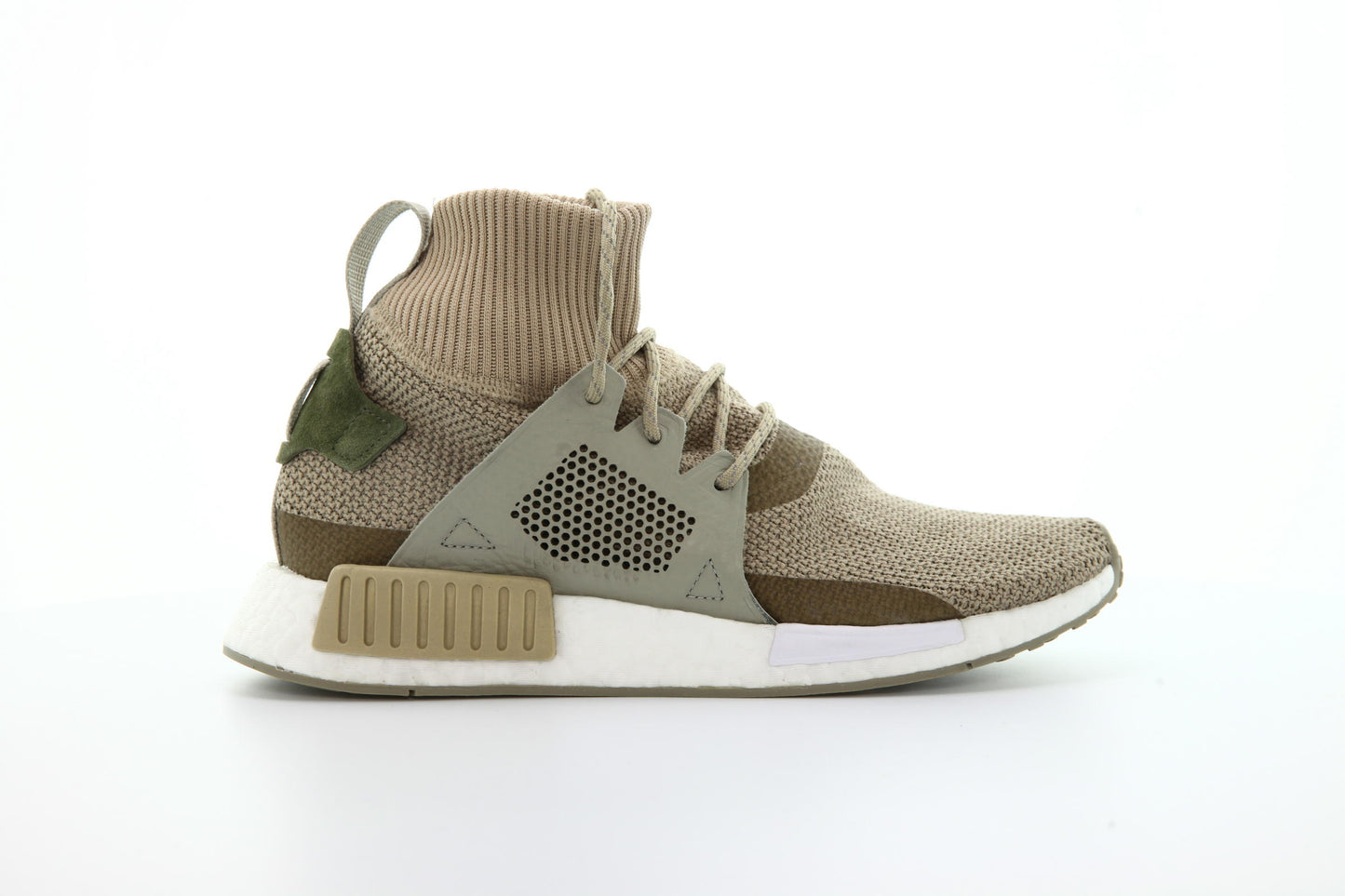 Exclusive adidas Originals NMD_XR1 Runner Winter Pack "Raw Gold" — 3.5 — Front View
