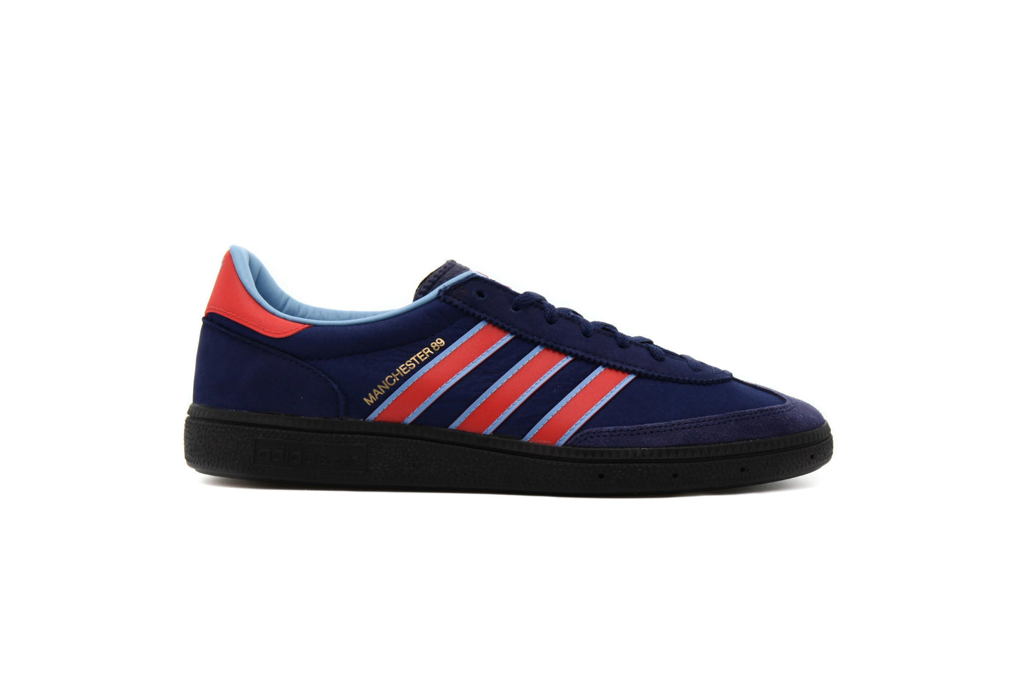 Exclusive adidas Originals MANCHESTER SPEZIAL "DARK BLUE" — 3.5 — Front View