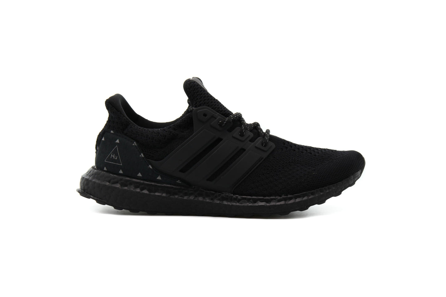 Exclusive adidas Originals PW HU Ultraboost DNA "Core Black" — 3.5 — Front View
